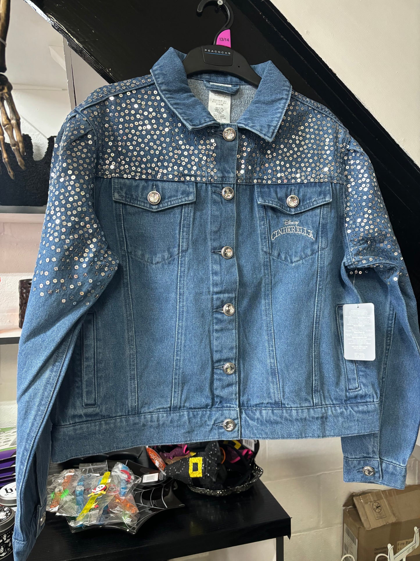 Disney Store Denim Cinderella 75th Jacket - Small