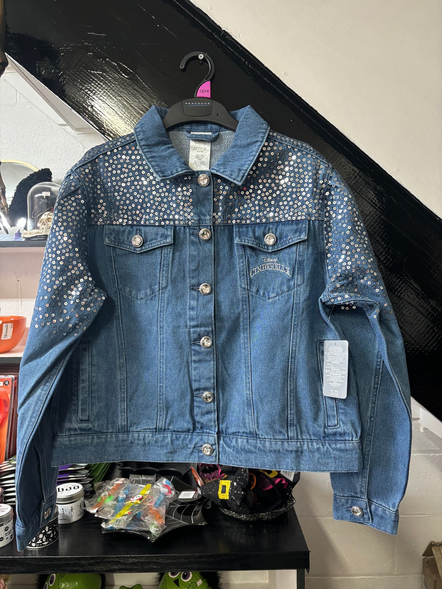 Disney Store Denim Cinderella 75th Jacket - Small