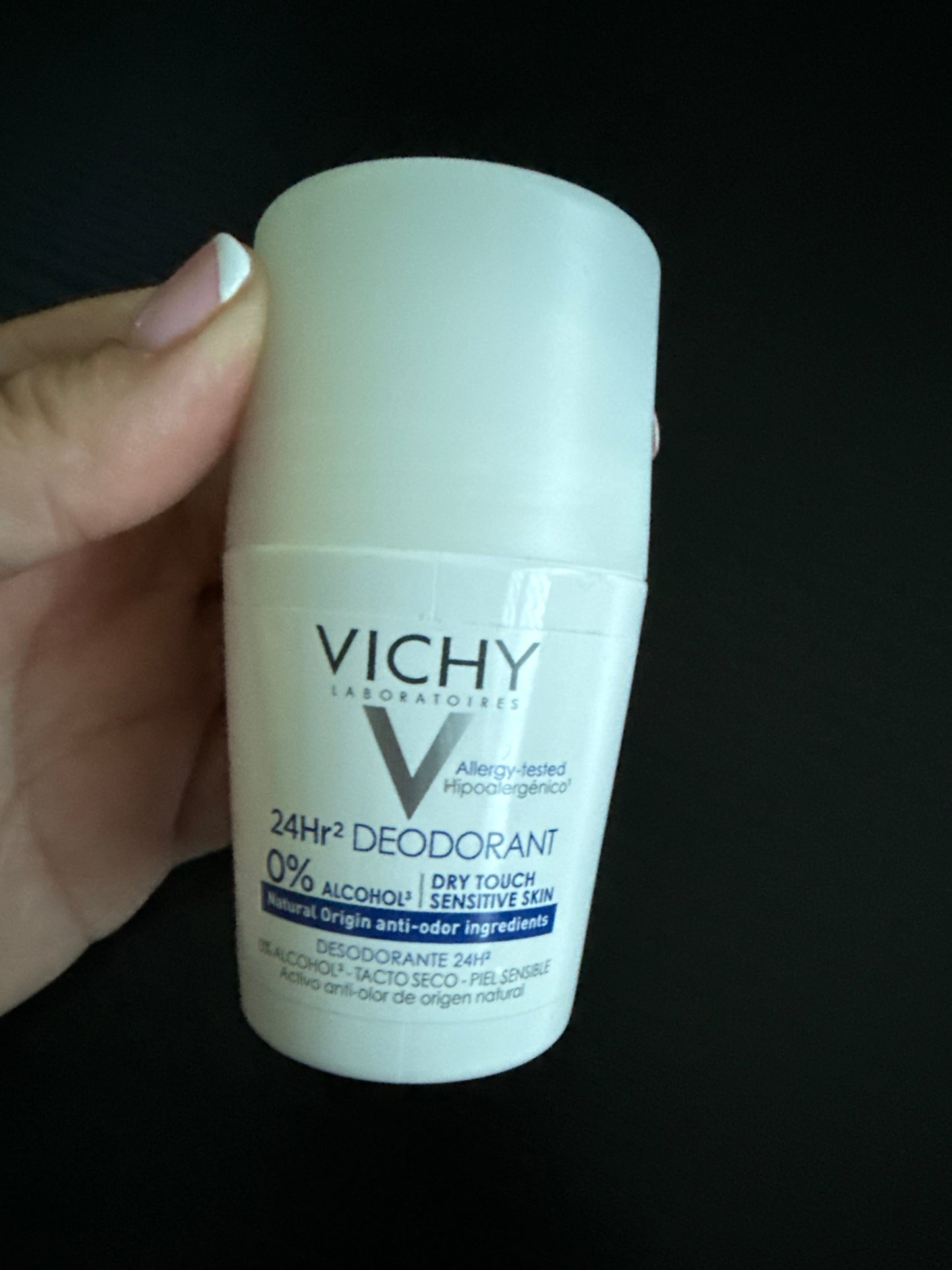 Vichy 24HR Dry Touch Sensitive Skin Roll-On Anti-Perspirant 50ml