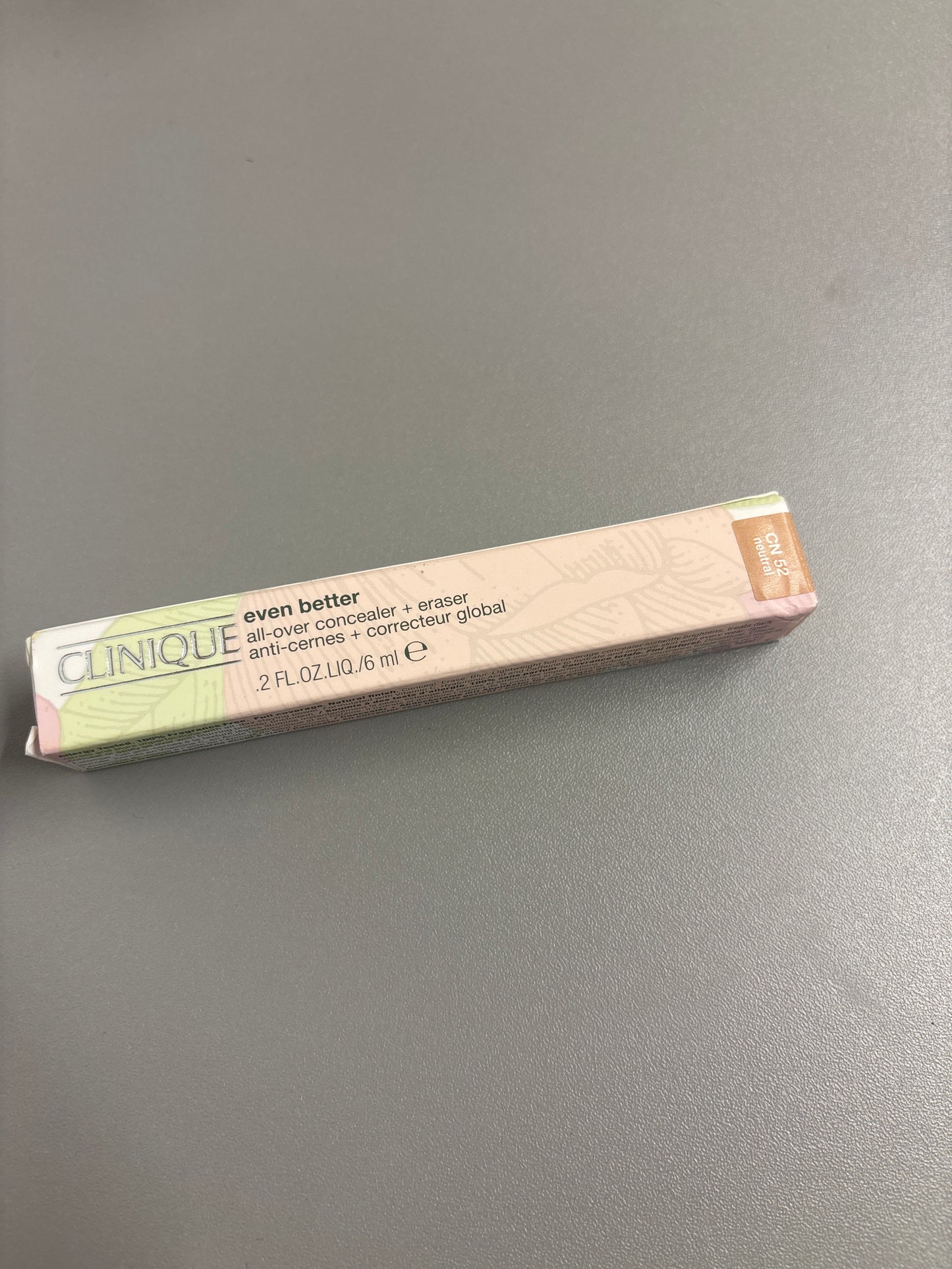 Clinique Even Better All-Over Full Coverage Concealer + Eraser For Dark Circles - Shade: CN52 Neutral
