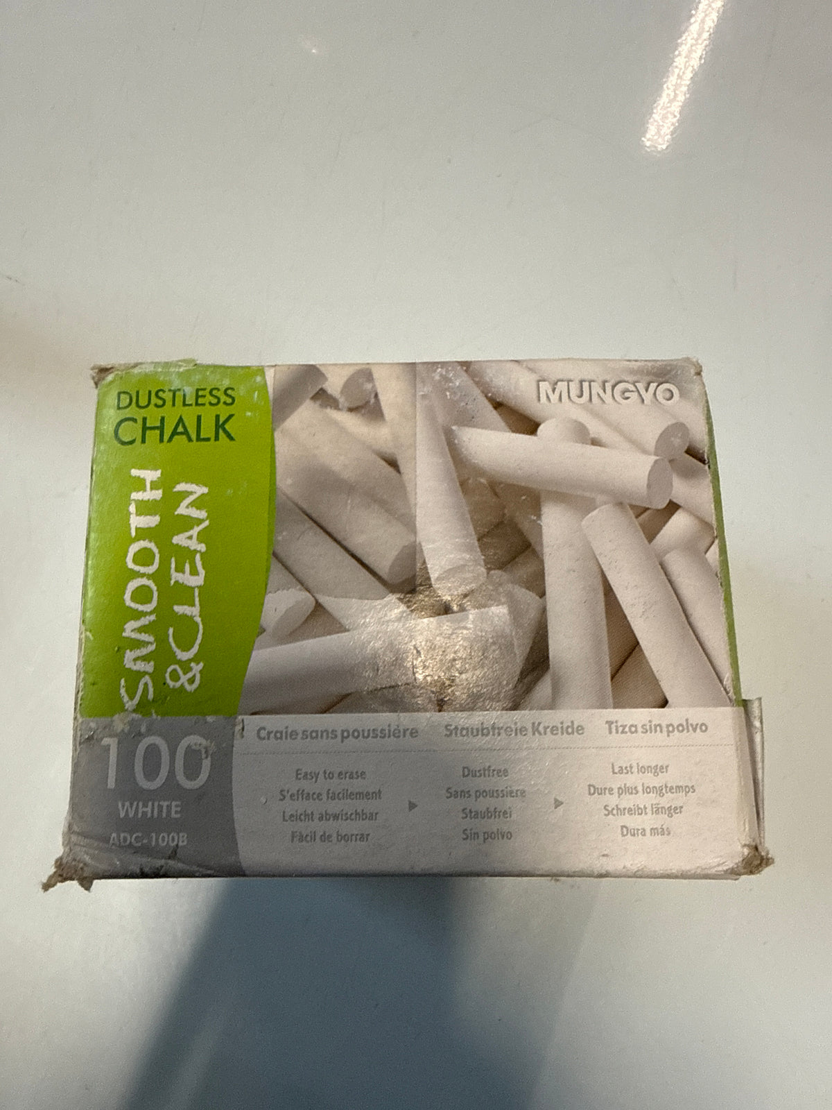 Dustless Chalk 100 White