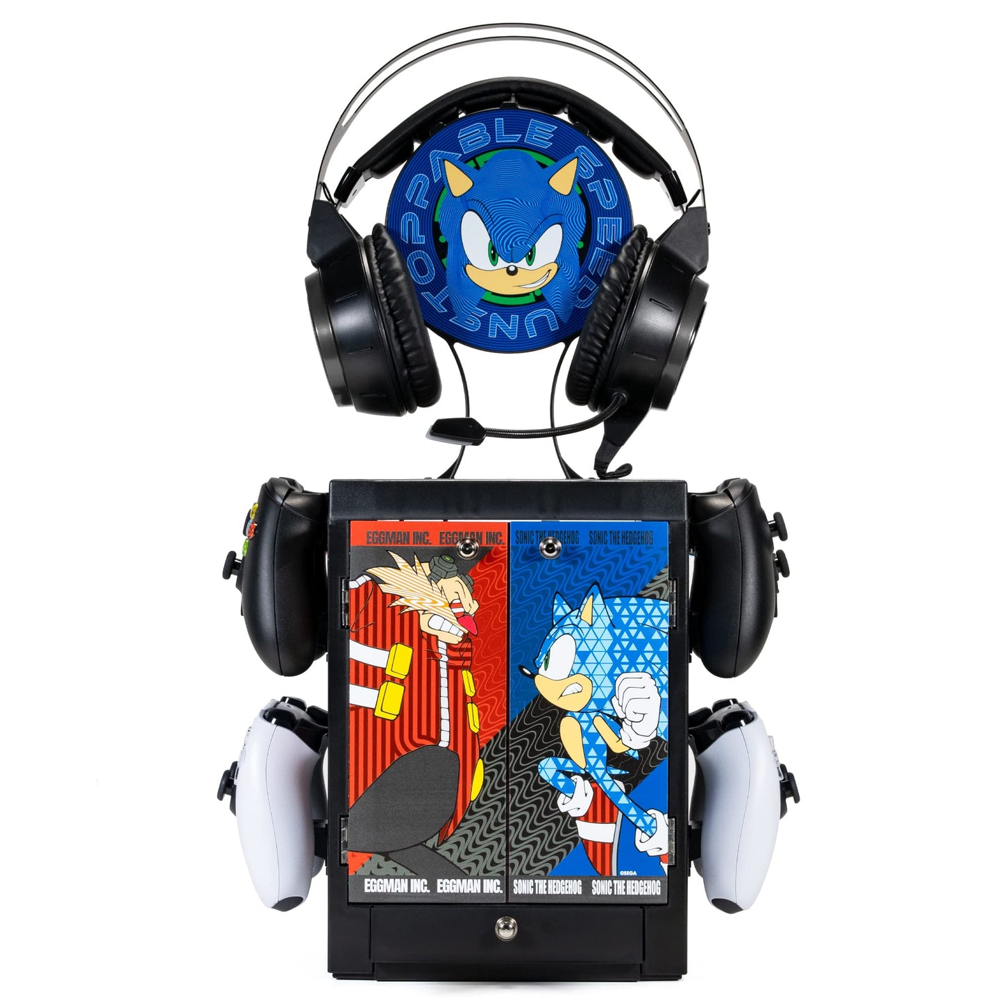 Numskull Official Sonic the Hedgehog Gaming Locker & Storage Stand