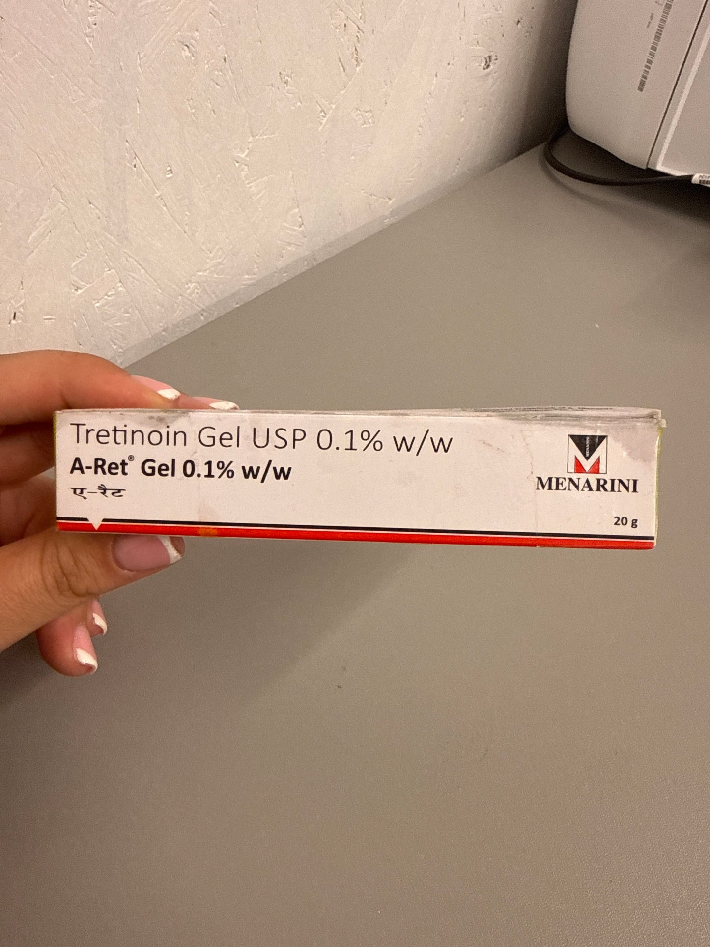 Menarini - Tretinoin Gel USP - 0.1% w/w - Acne Cream