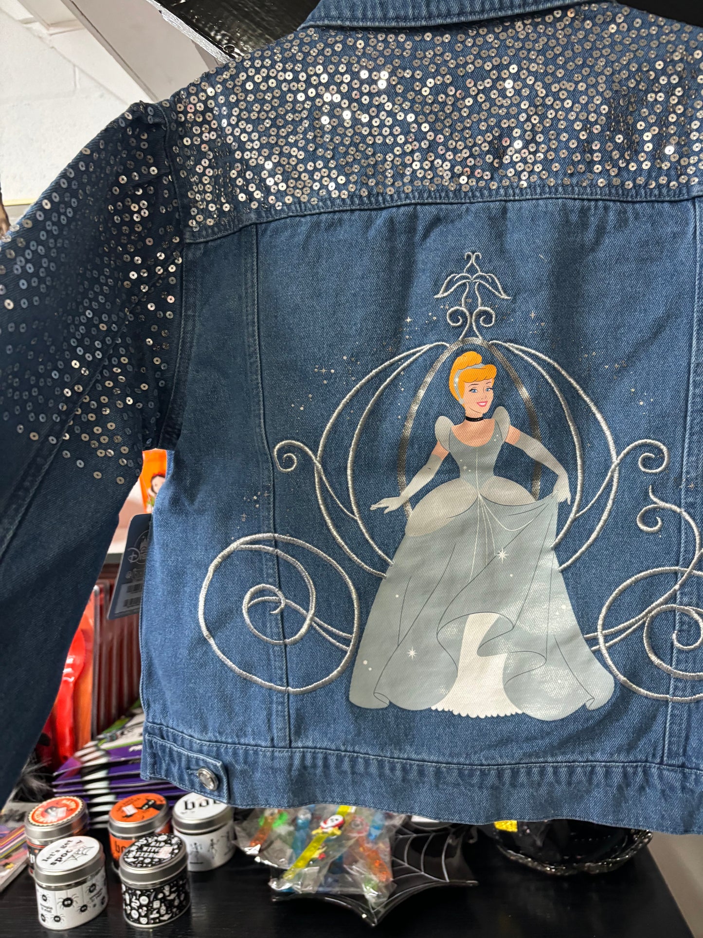 Disney Store Denim Cinderella 75th Jacket - Small