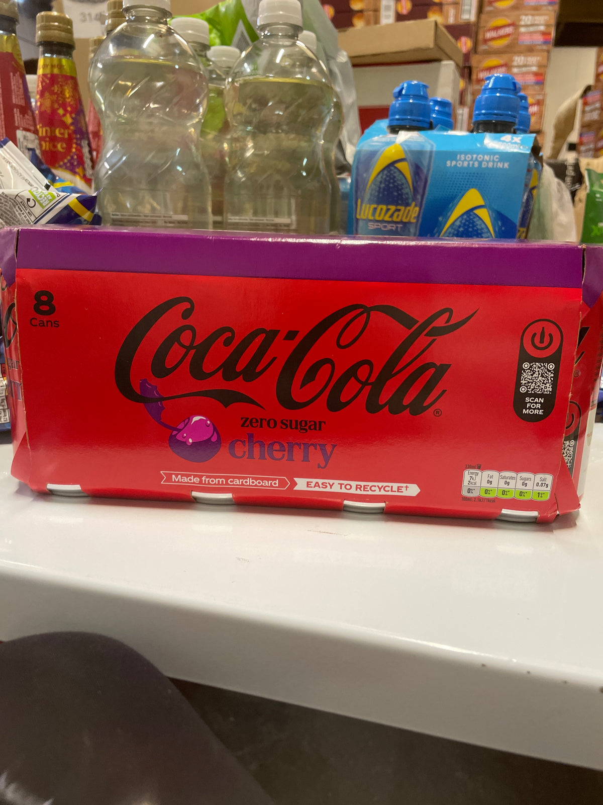 Coke Zero Cherry 8pk *April - July 26 Dated*