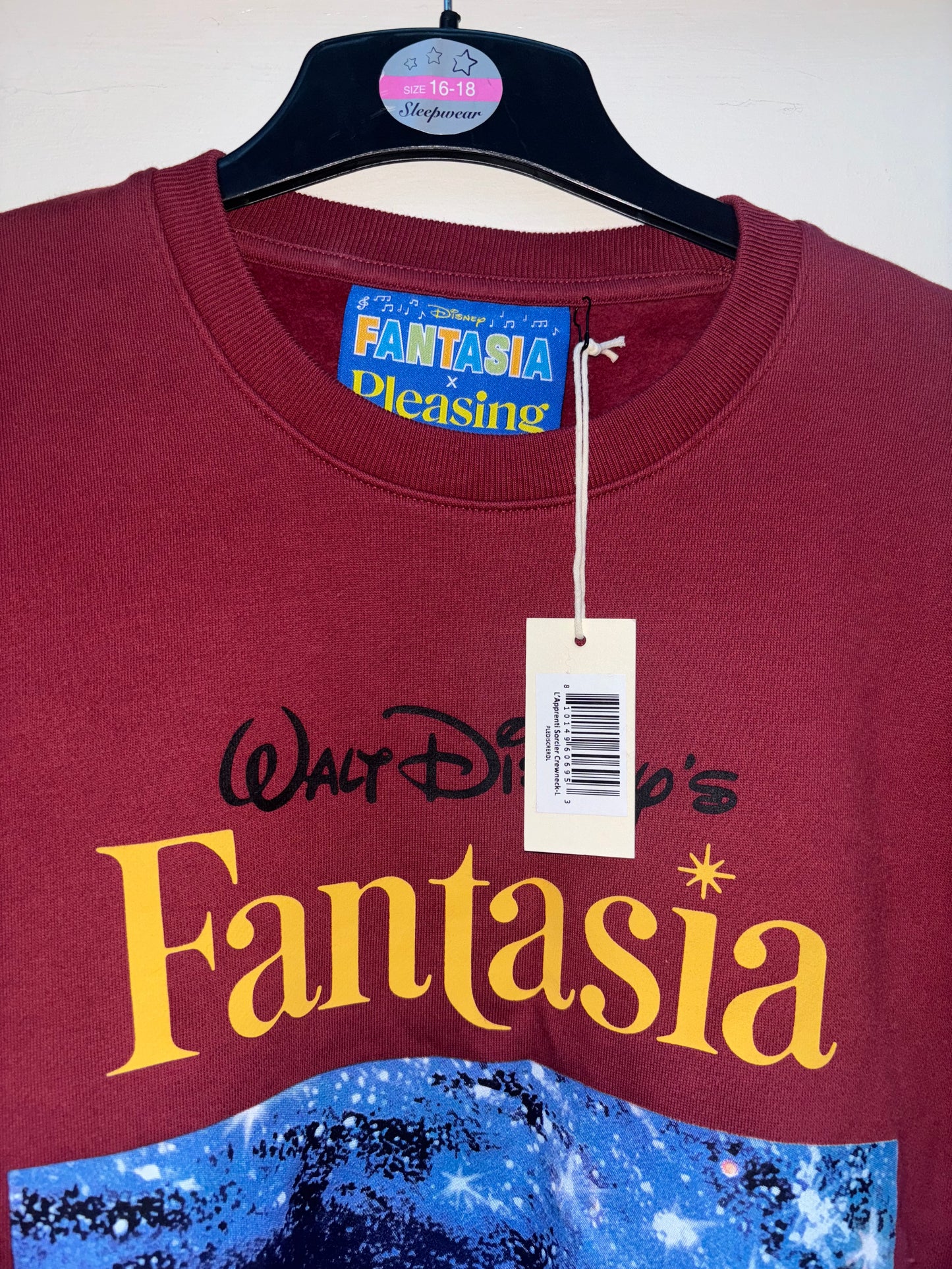 Disney Store Fantasia Pleasing Jumper / Sweatshirt - LARGE