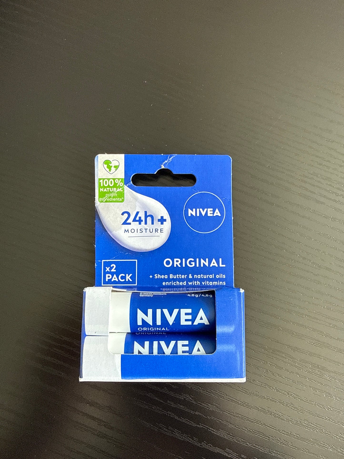 NIVEA Original Care Duo Pack Lip Balm