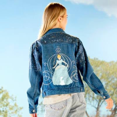 Disney Store Denim Cinderella 75th Jacket - Small