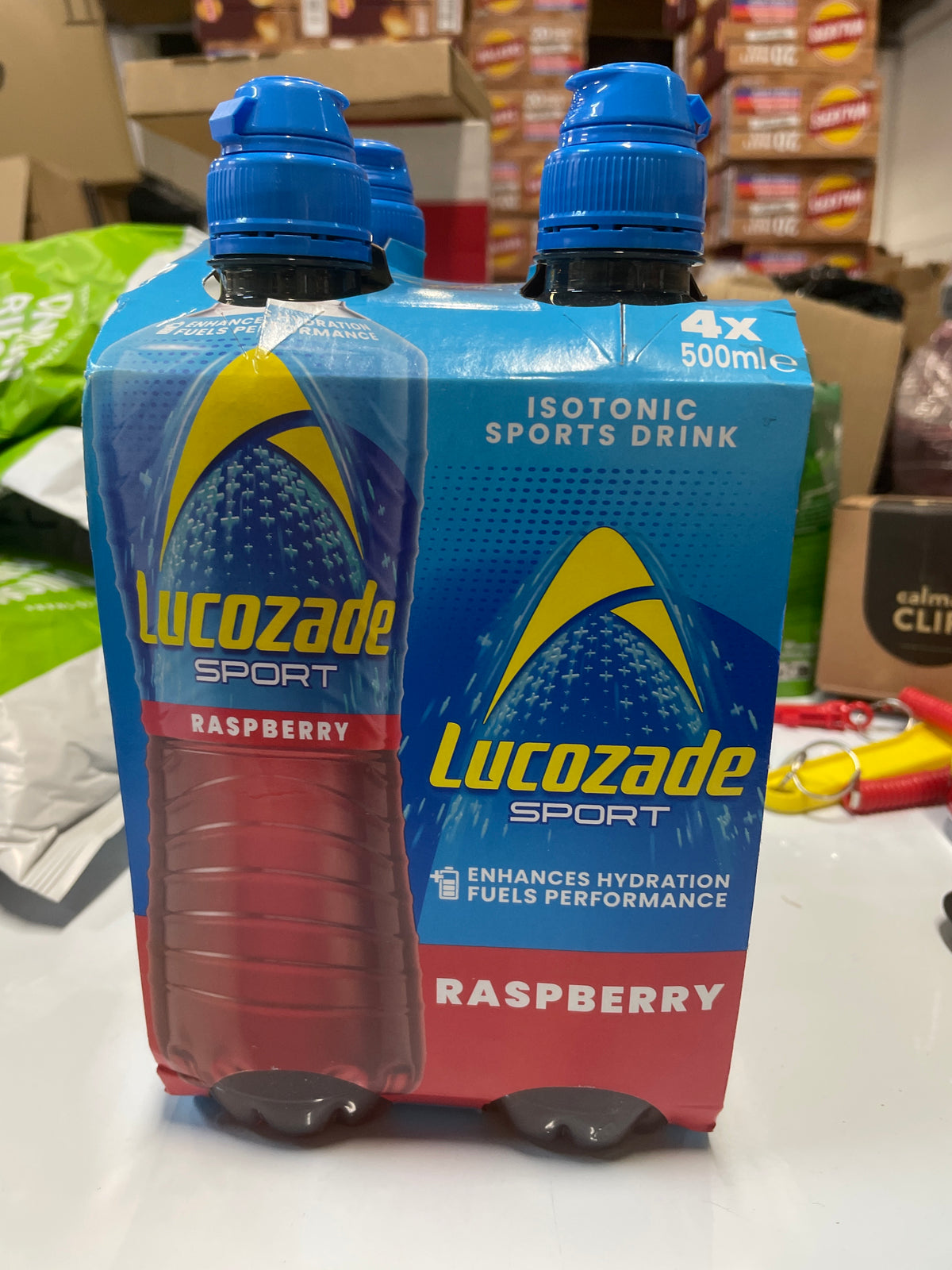 Lucozade Sport Raspberry 4pk