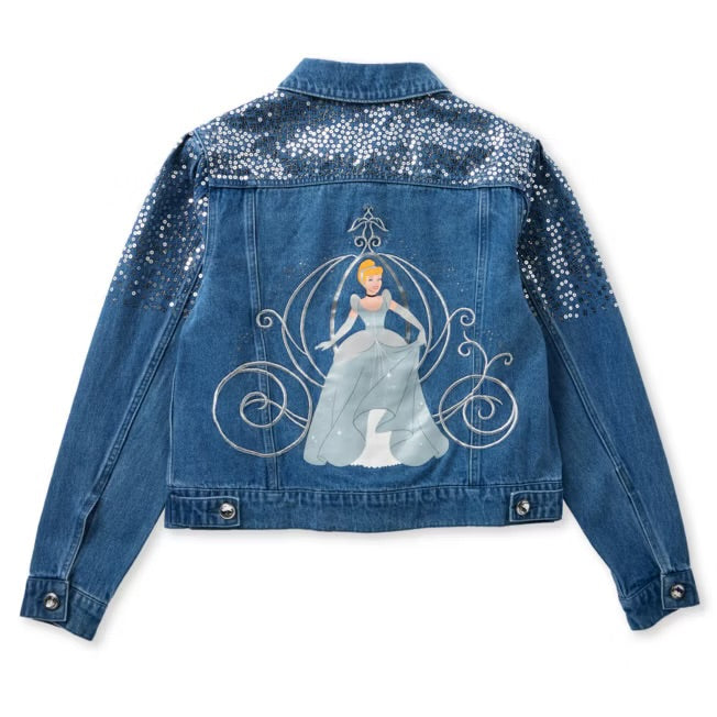 Disney Store Denim Cinderella 75th Jacket - Small