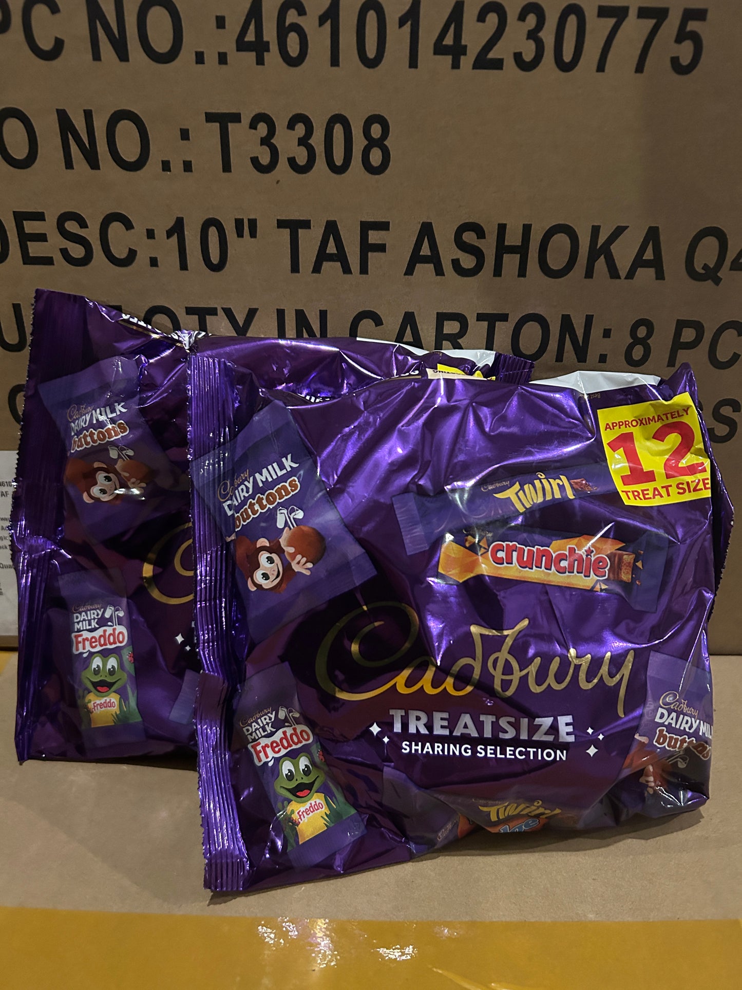 Cadburys treat size x2