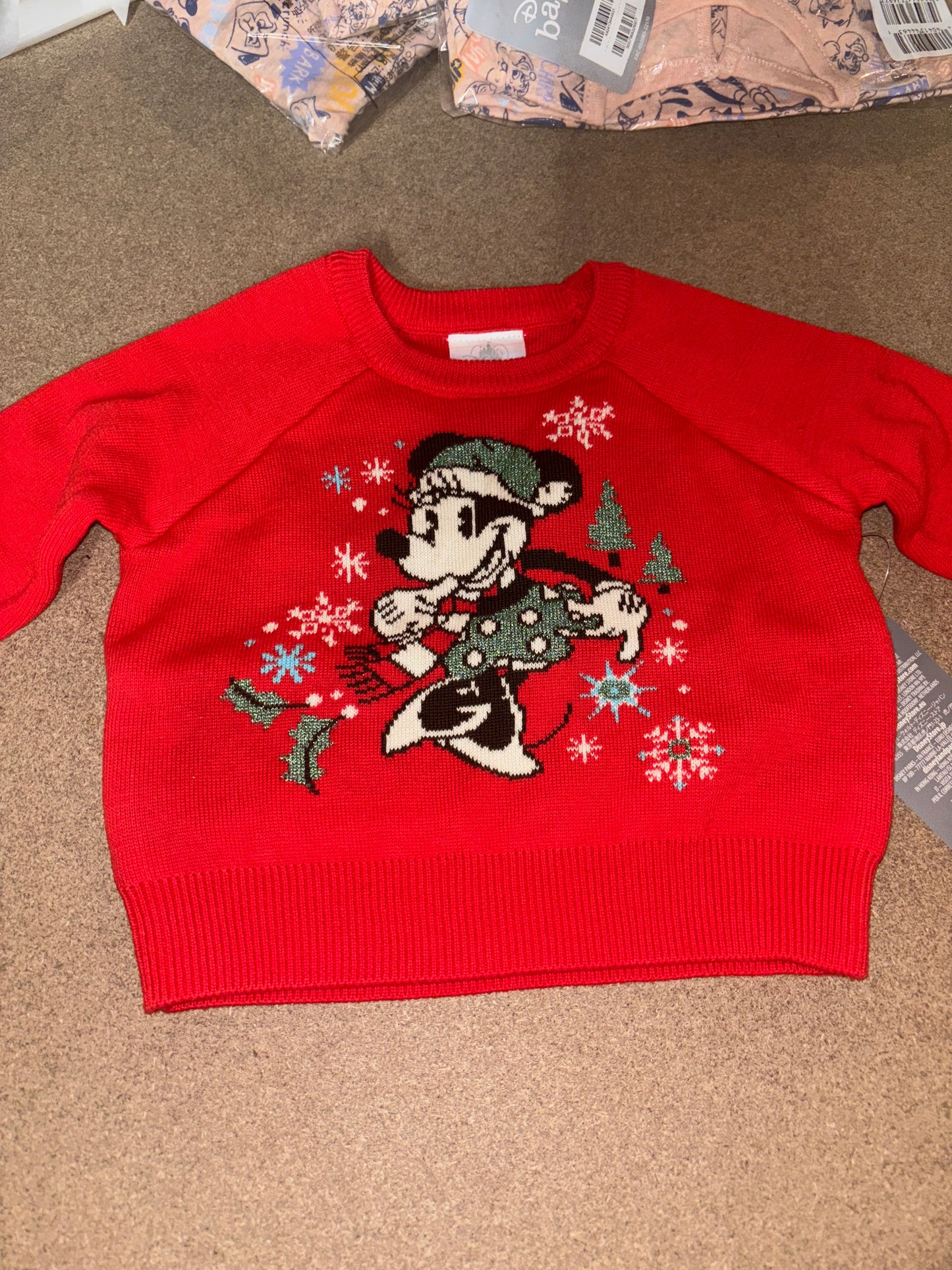 Disney Store Baby Christmas Jumper