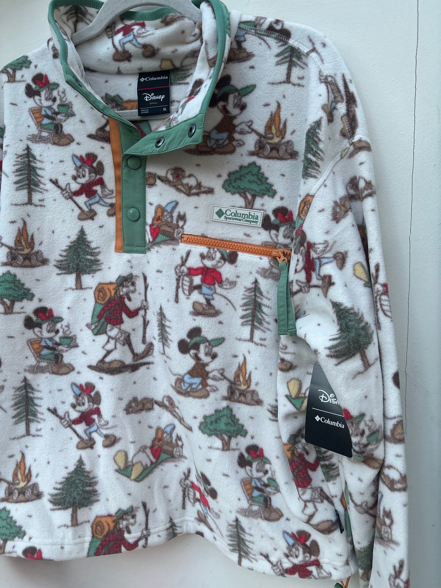 Columbia X Disney Collab Half Zip Fleece - XL