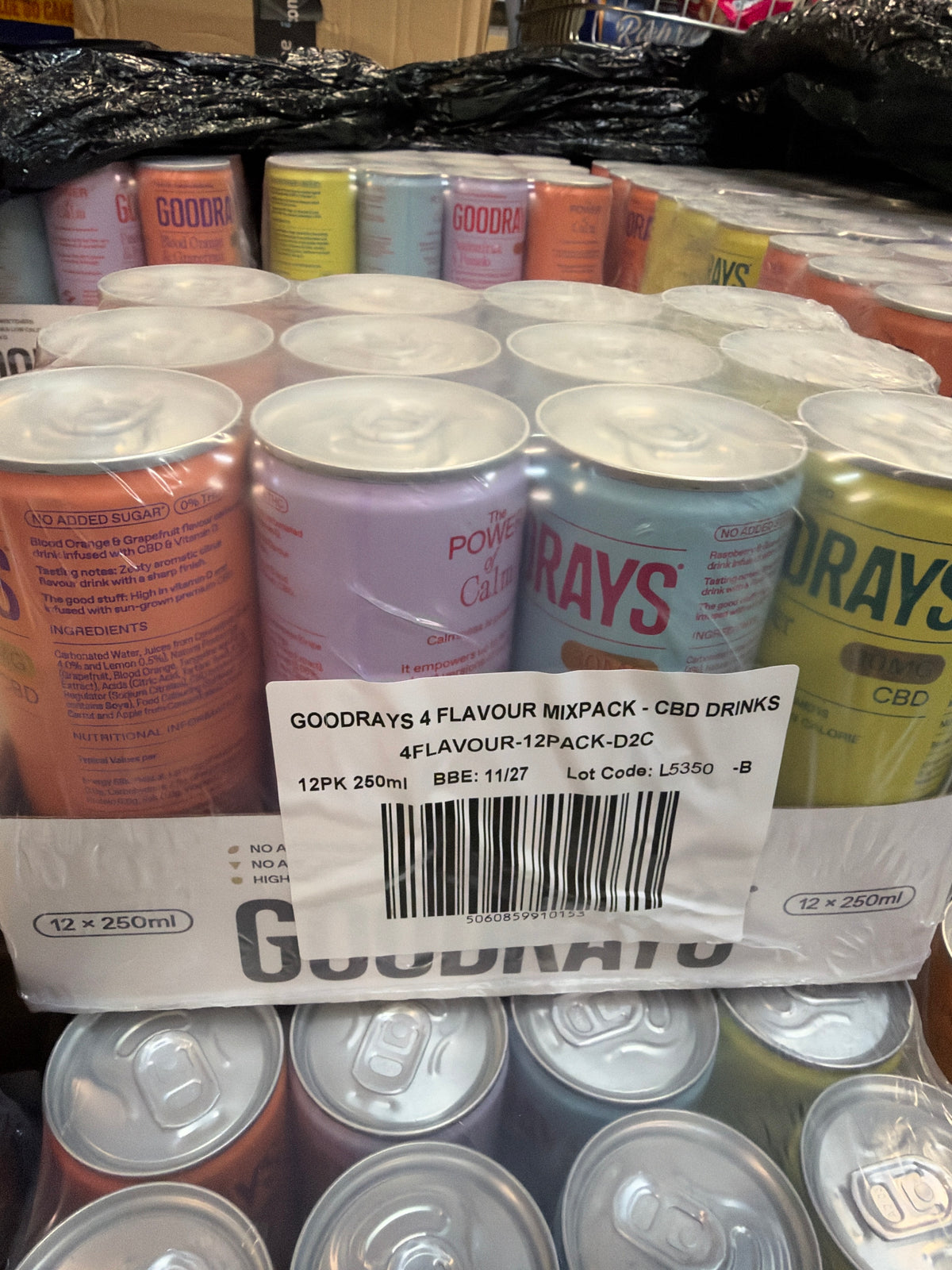 POS - GoodRays CBD drinks