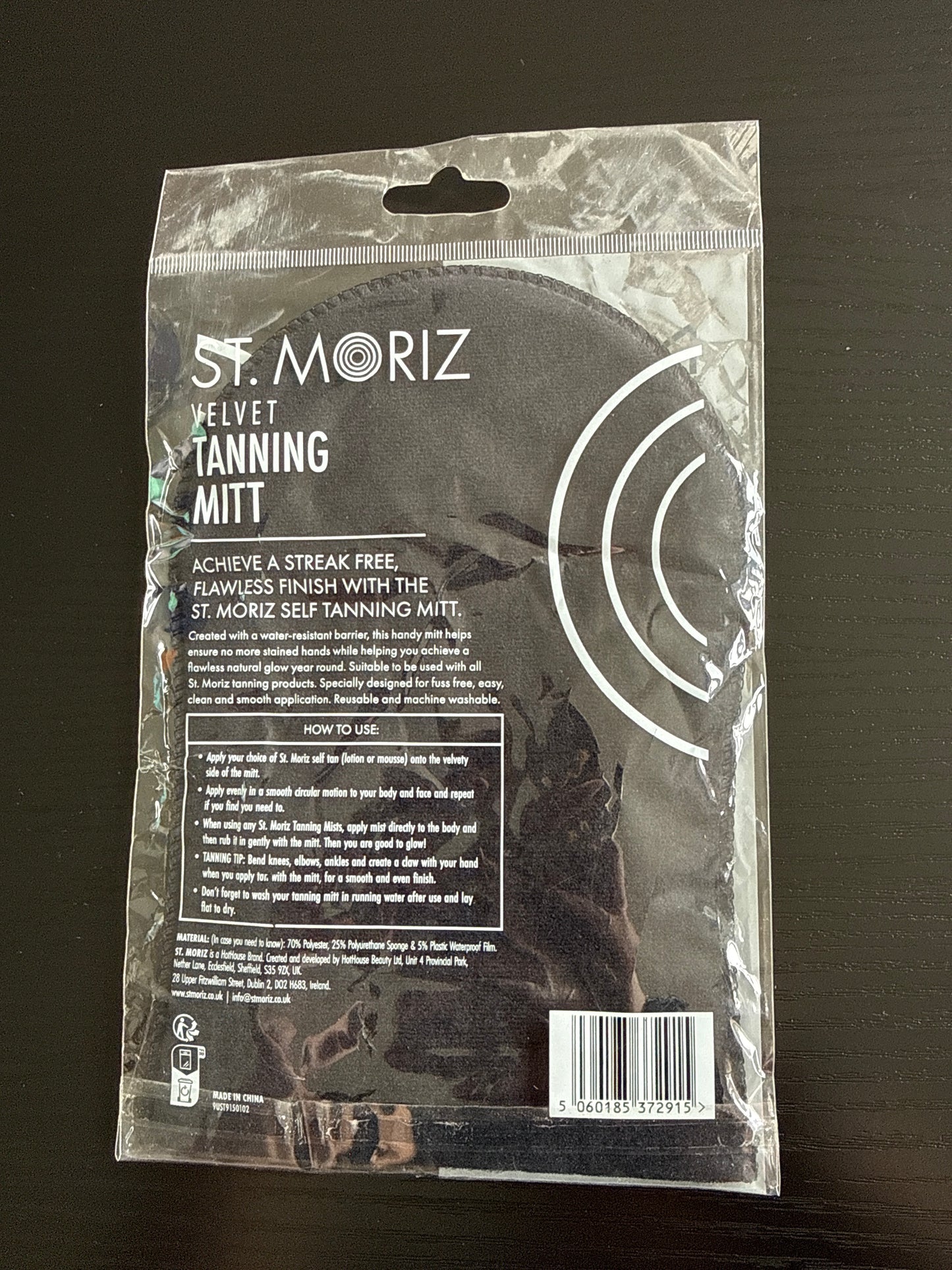 St Moriz Tanning Mitt