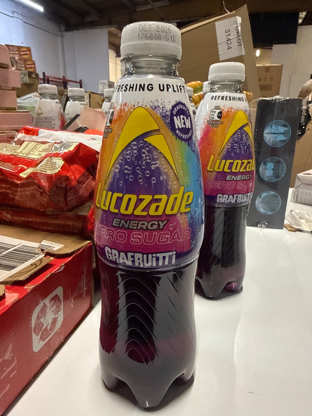 Lucozade Zero Sugar Grafruitti
