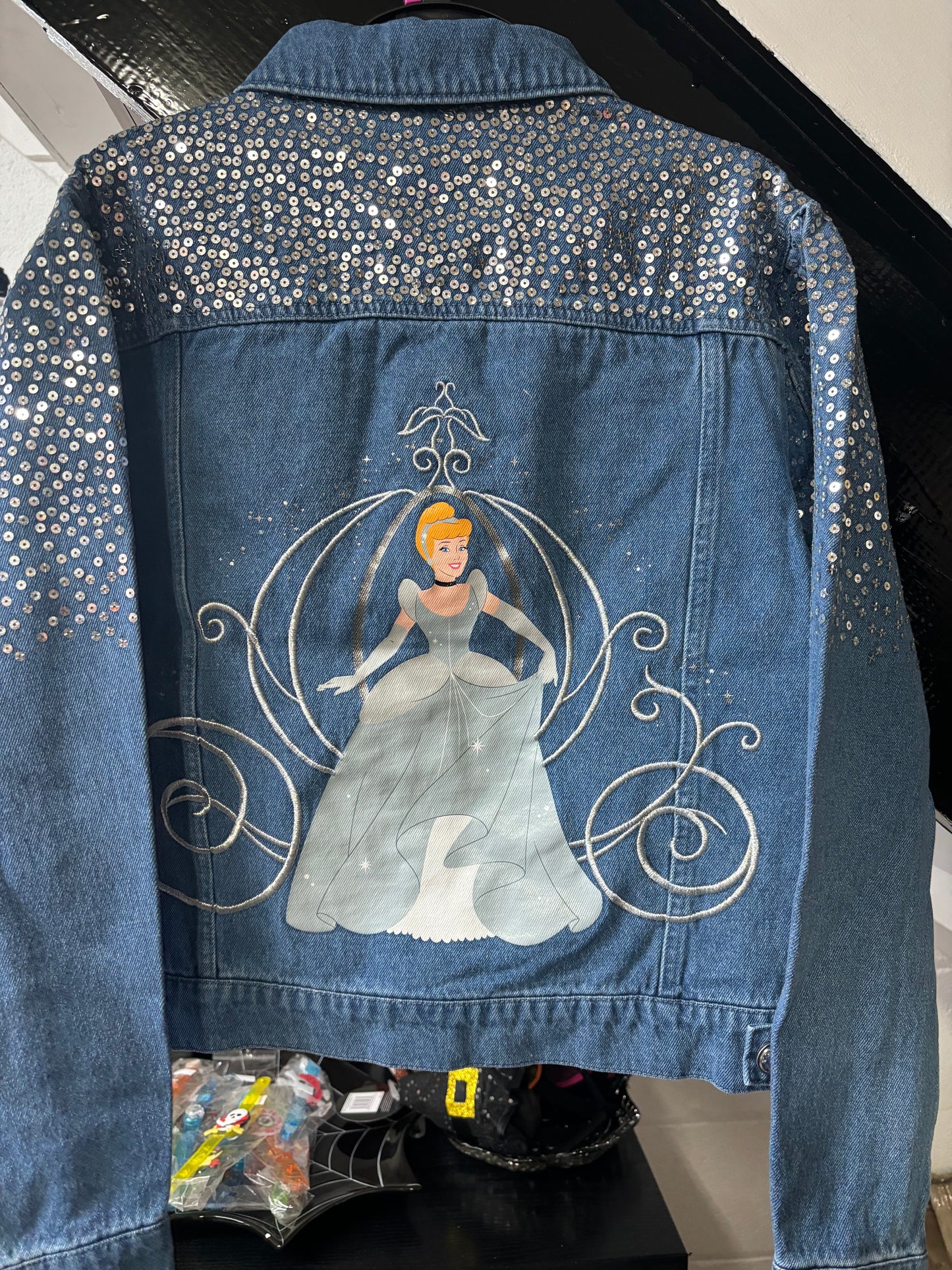 Disney Store Denim Cinderella 75th Jacket - Small