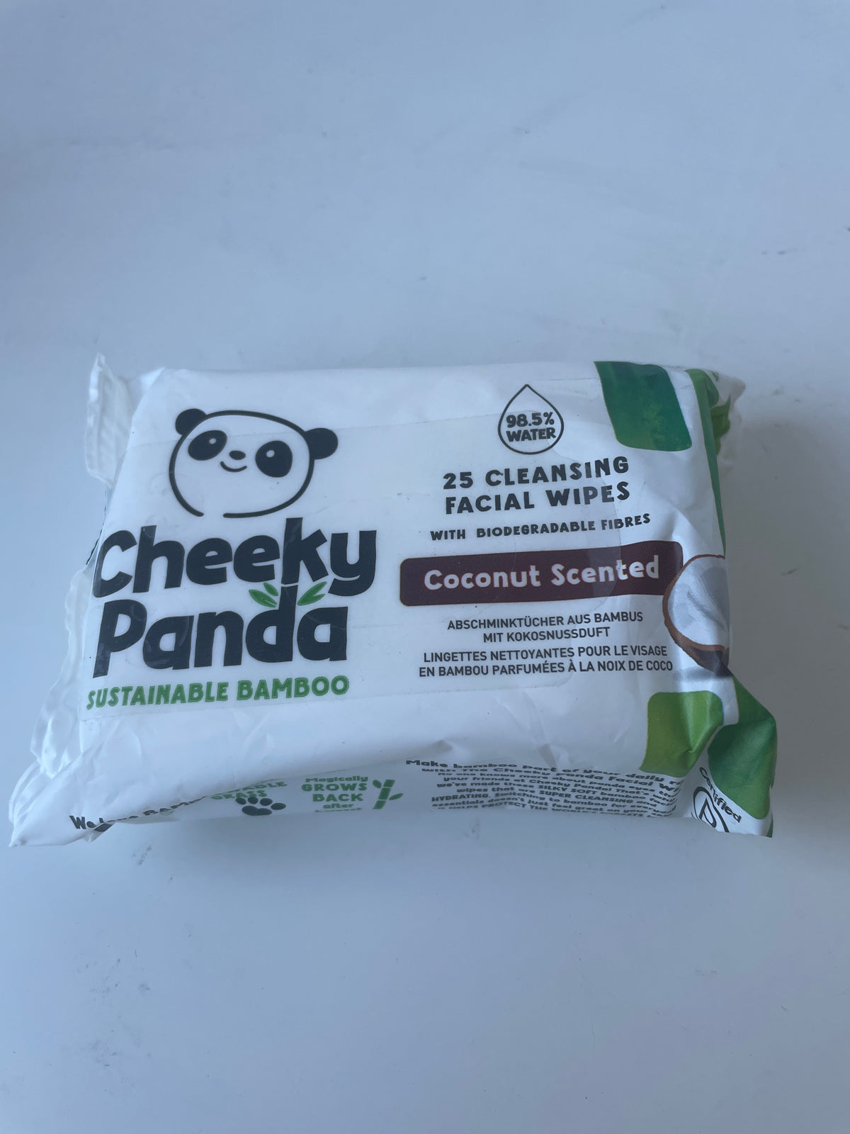 Cheeky Panda - Coconut Scented Facial Cleansing Wipes