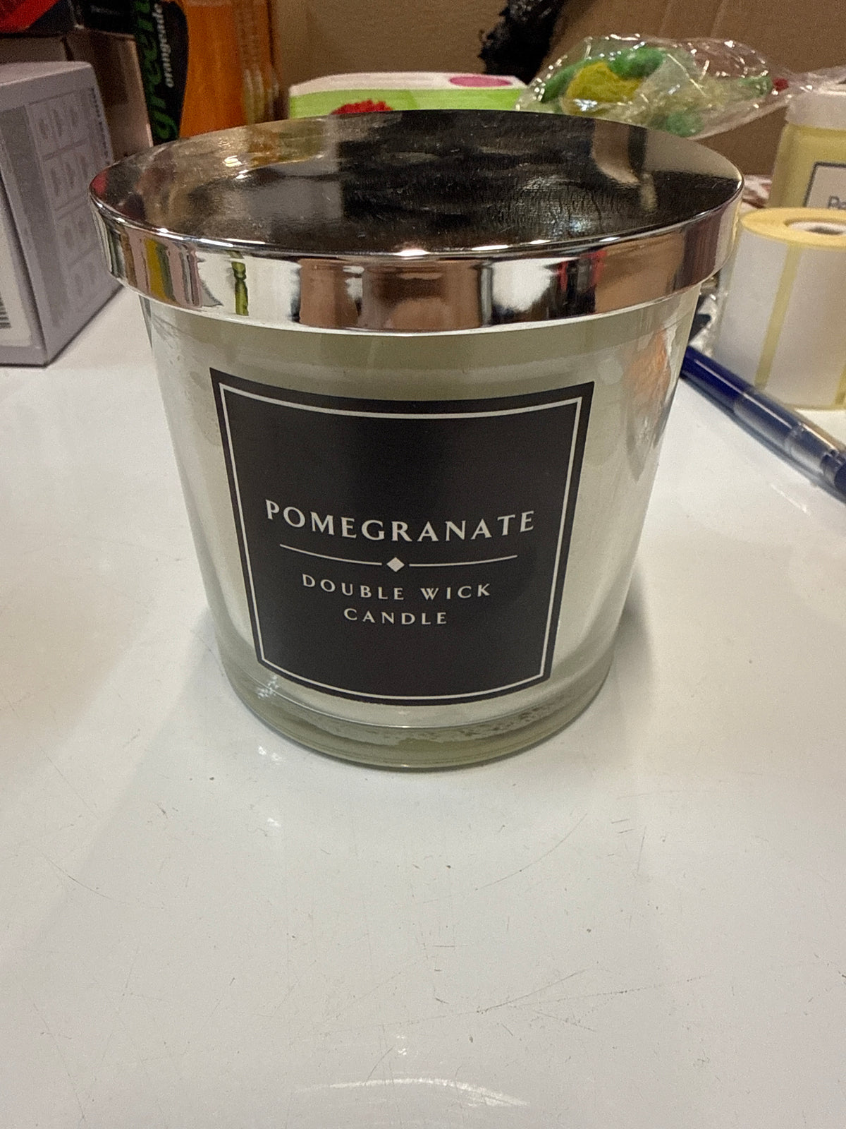 George Home Classic Pomegranate Double Wick Candle