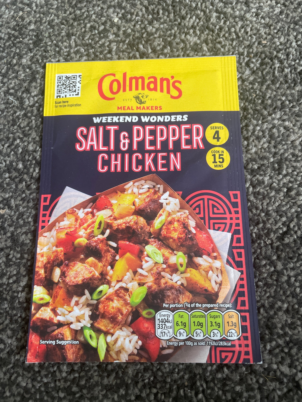 Colmans - Salt & Pepper Chicken Sachet