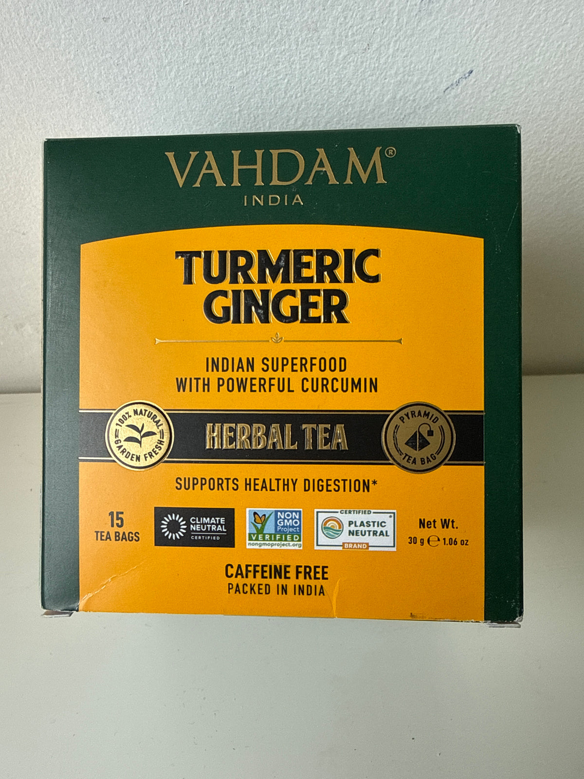 Vahdam - Turmeric Ginger herbal tea