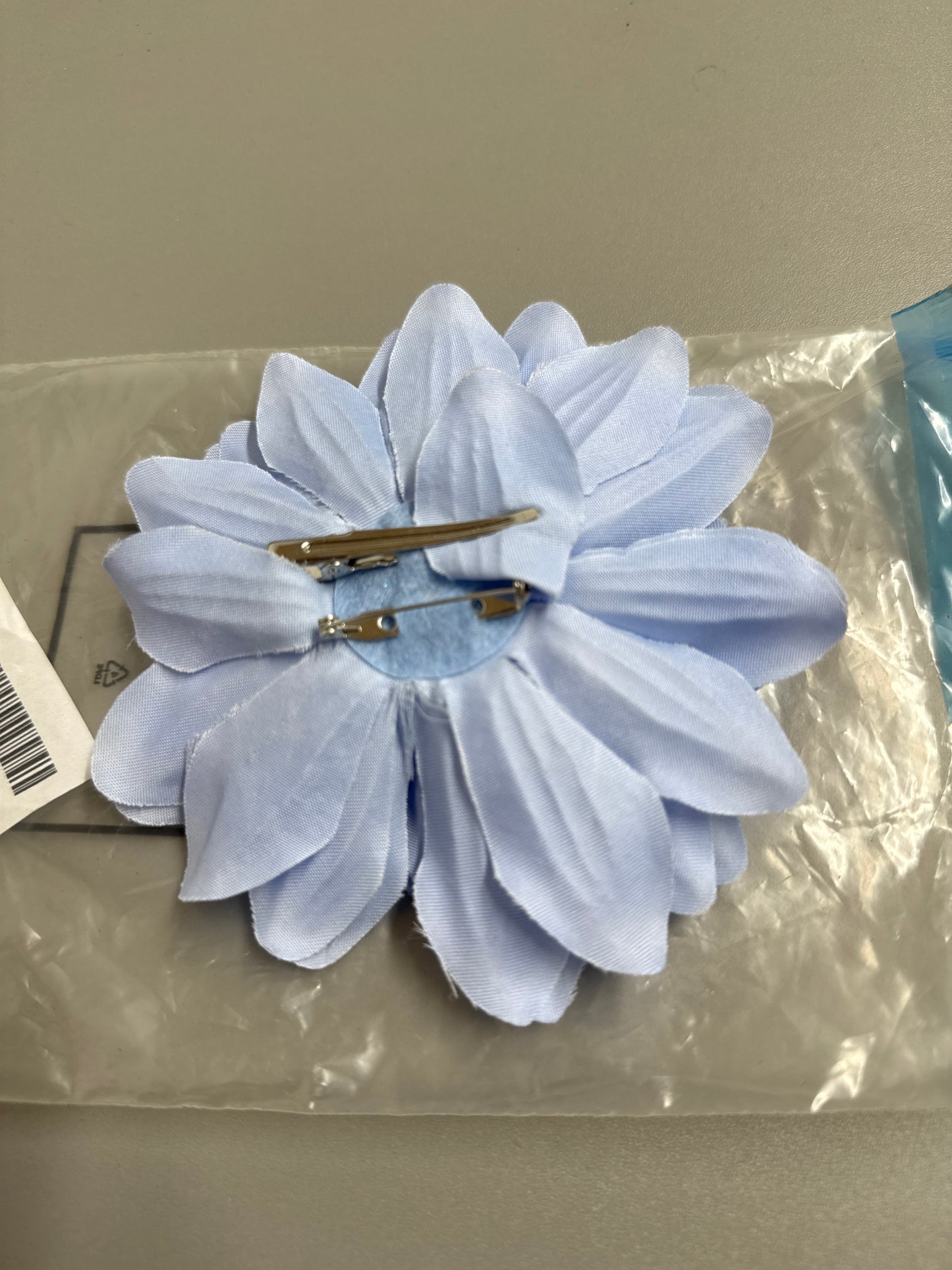 Blue Flower Hair Clip/Pin