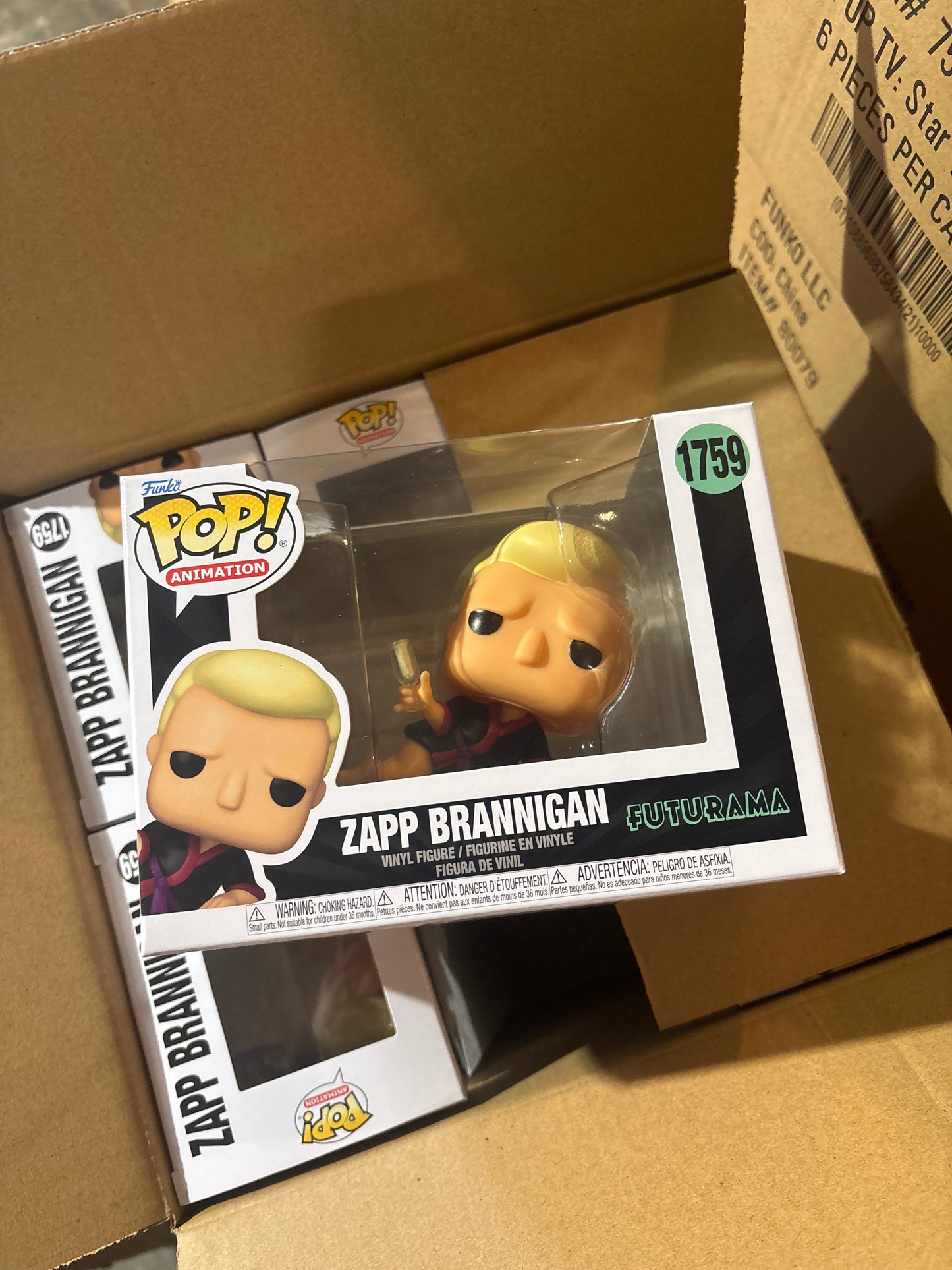 6 x Funko Pop! Futurama Zapp Brannigan