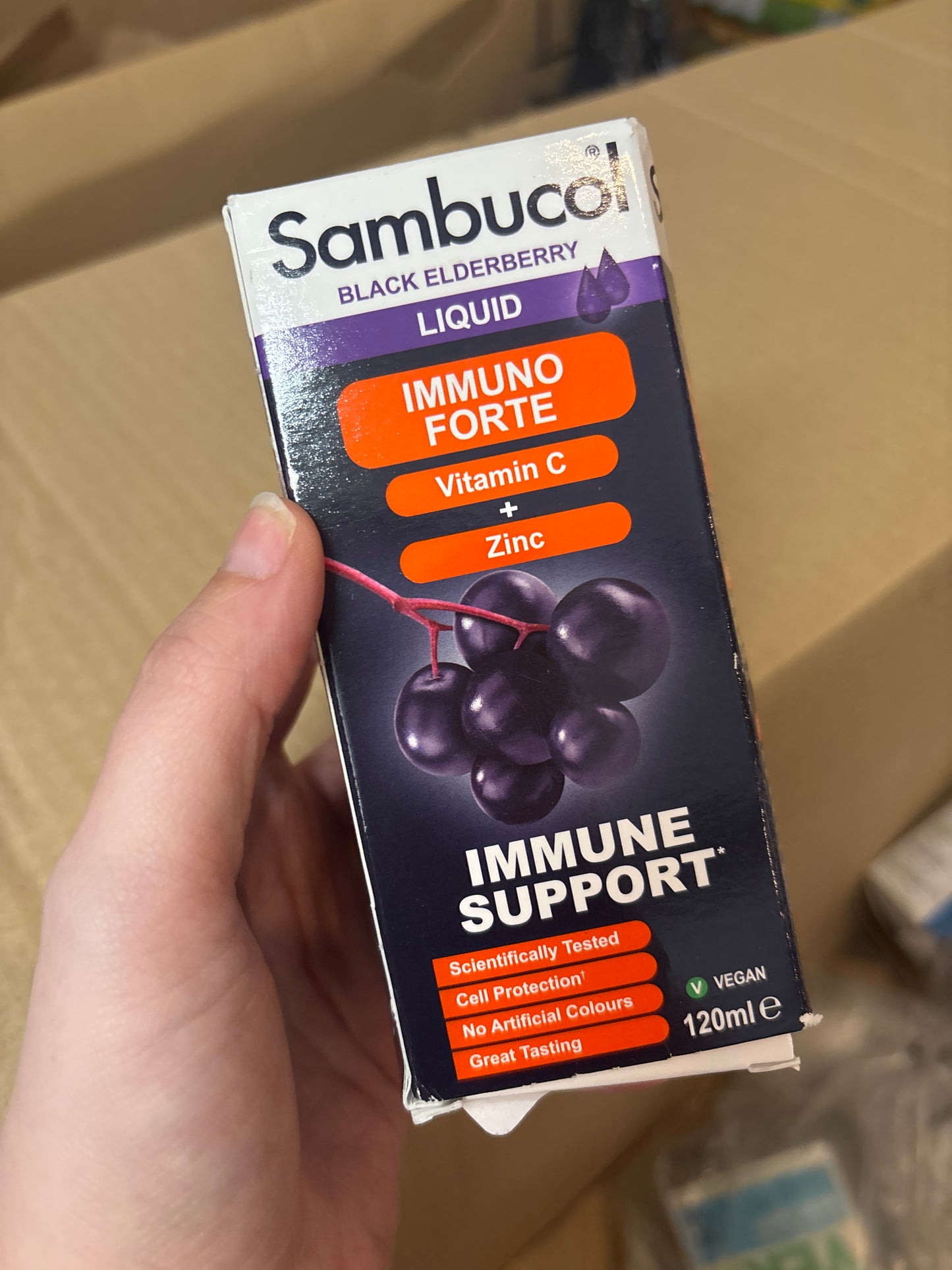 Sambucol Black Elderberry Immune Support 120ml