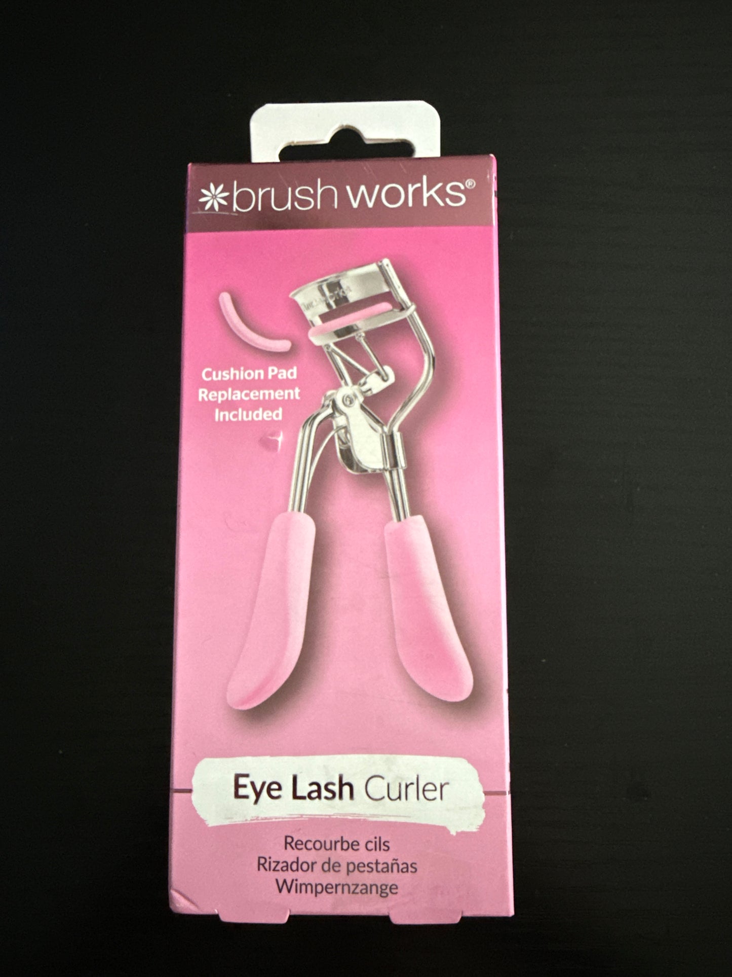 Brushworks Pro Lash Eyelash Curler with Built-In Comb