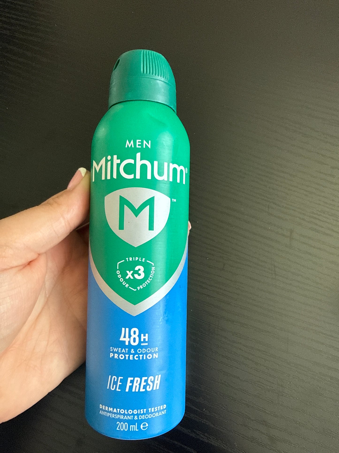 Mitchum Men Triple Odor Defense 48h Protection Deodorant Spray, 200ml