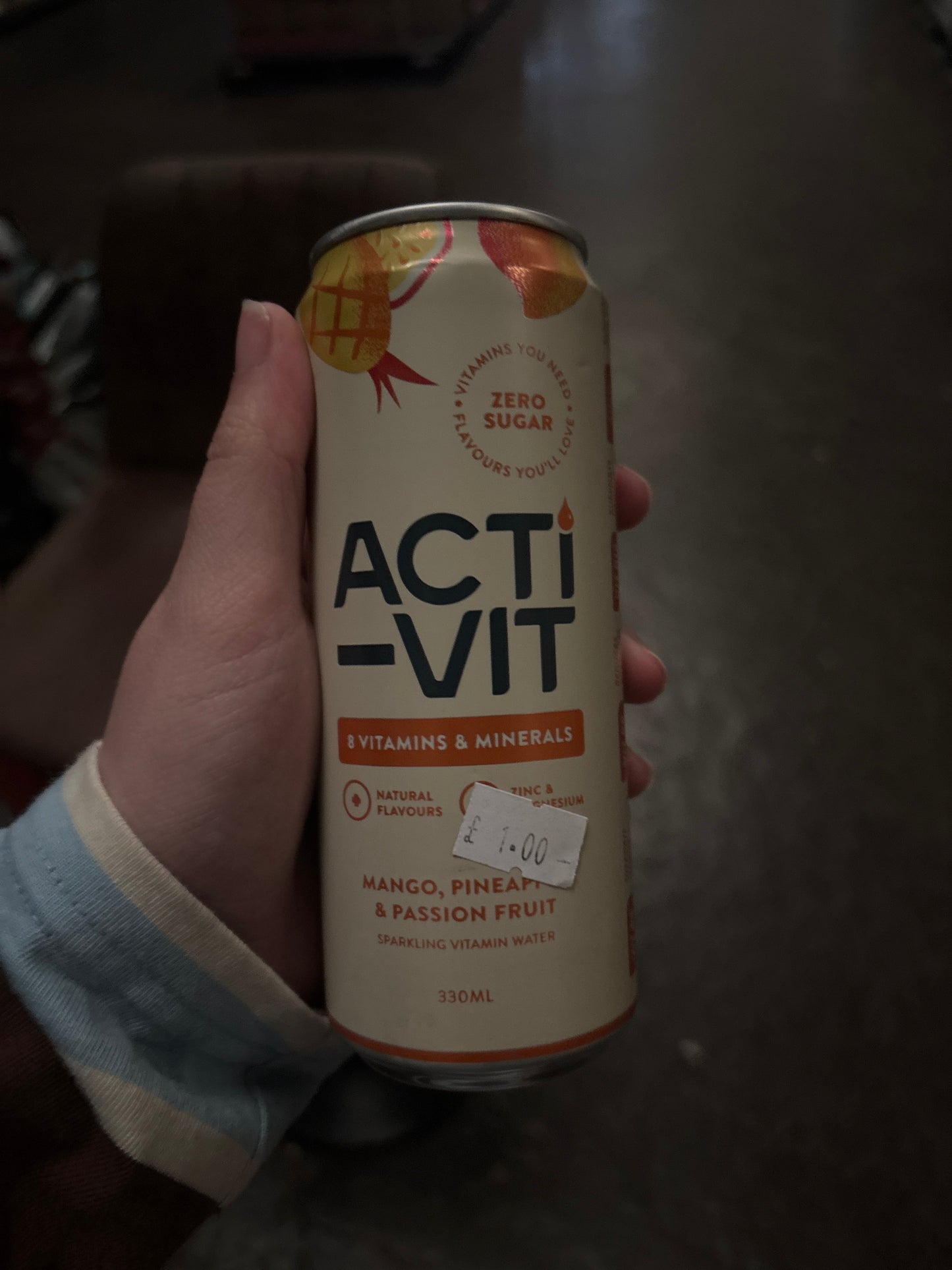 Activit mango, pineapple and passionfruit