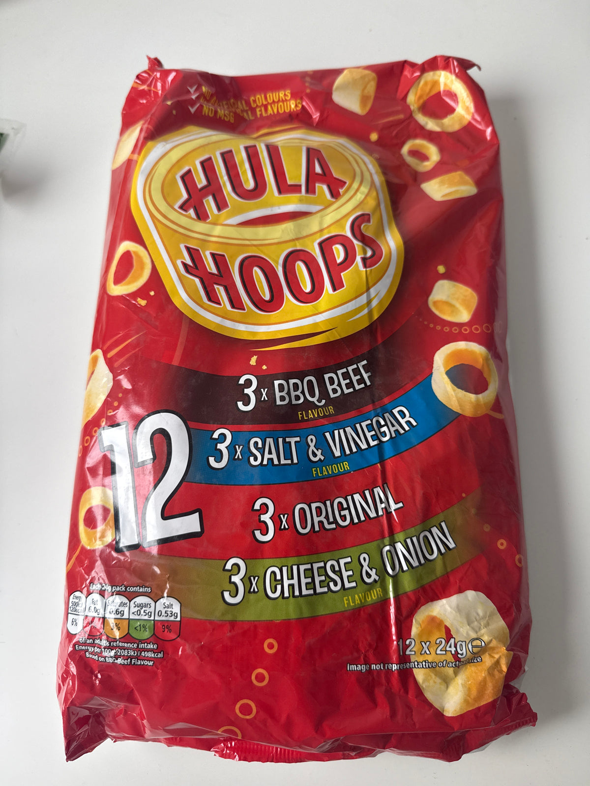 Hula Hoops - 12 pack