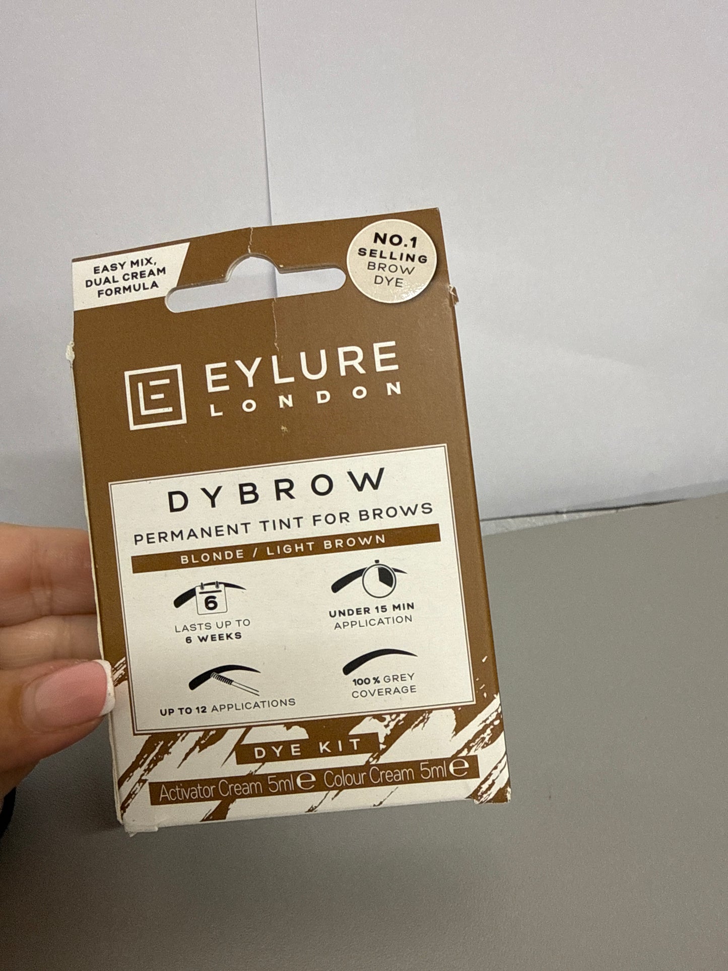 Eylure DYBROW Eyebrow Dye Kit Blonde/Light Brown