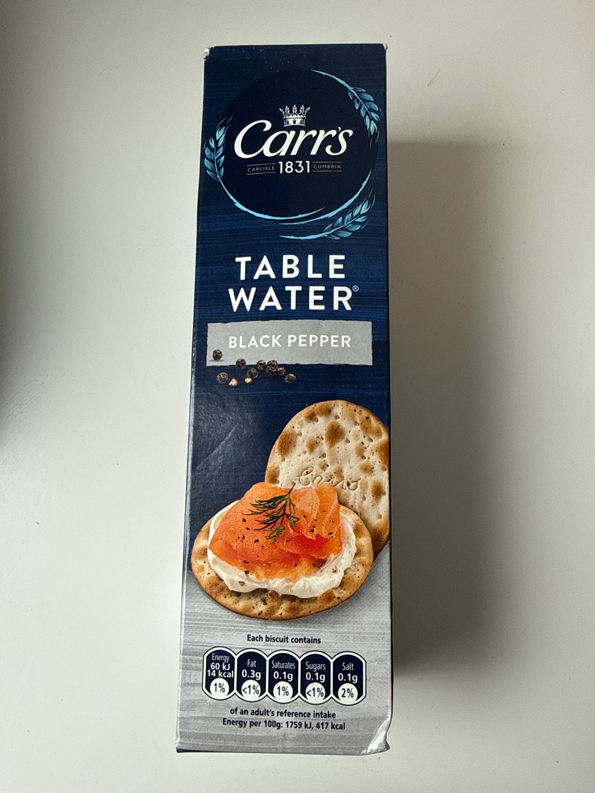 Carrs Table Water Black Pepper