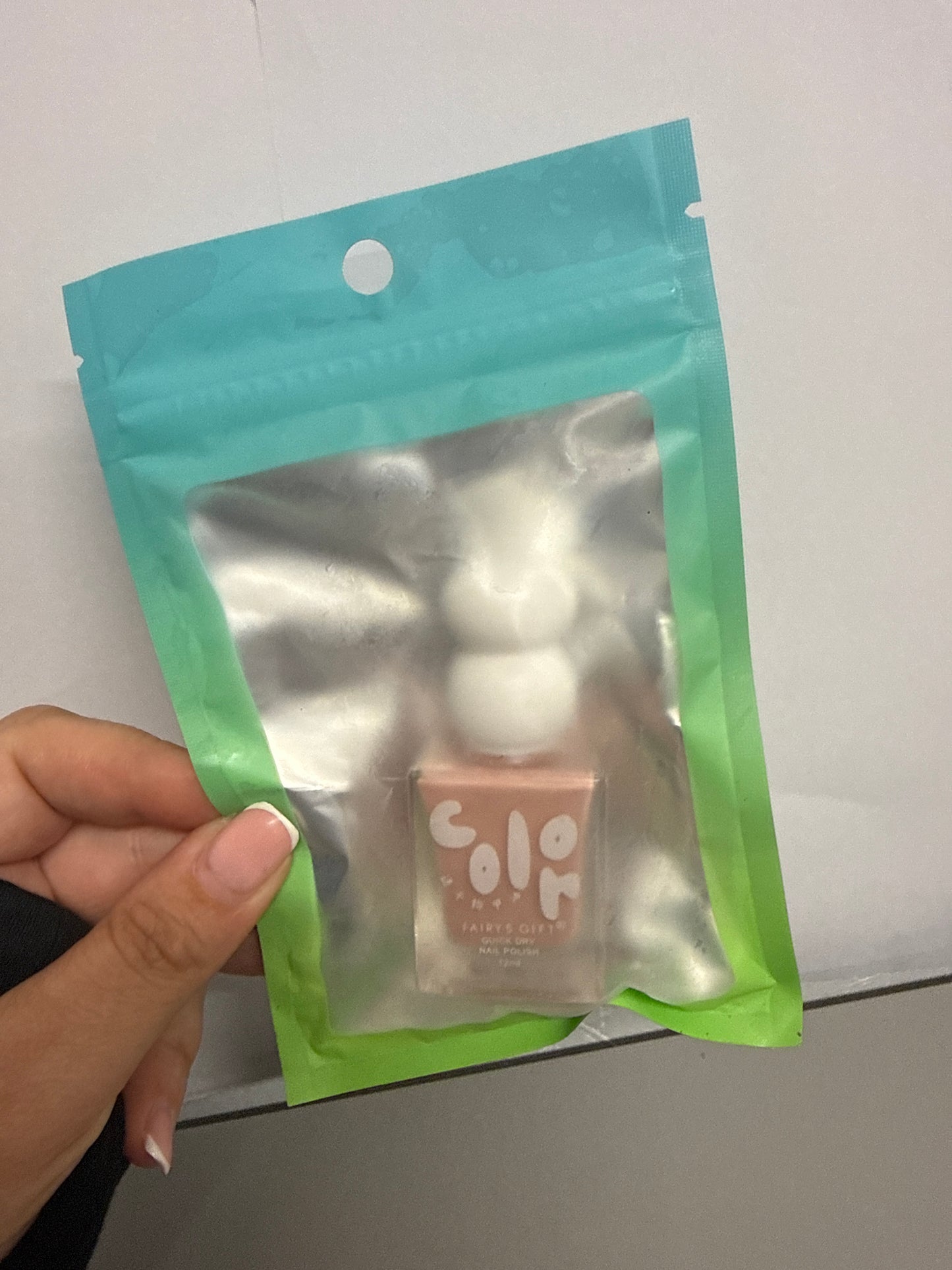 Nude nail varnish