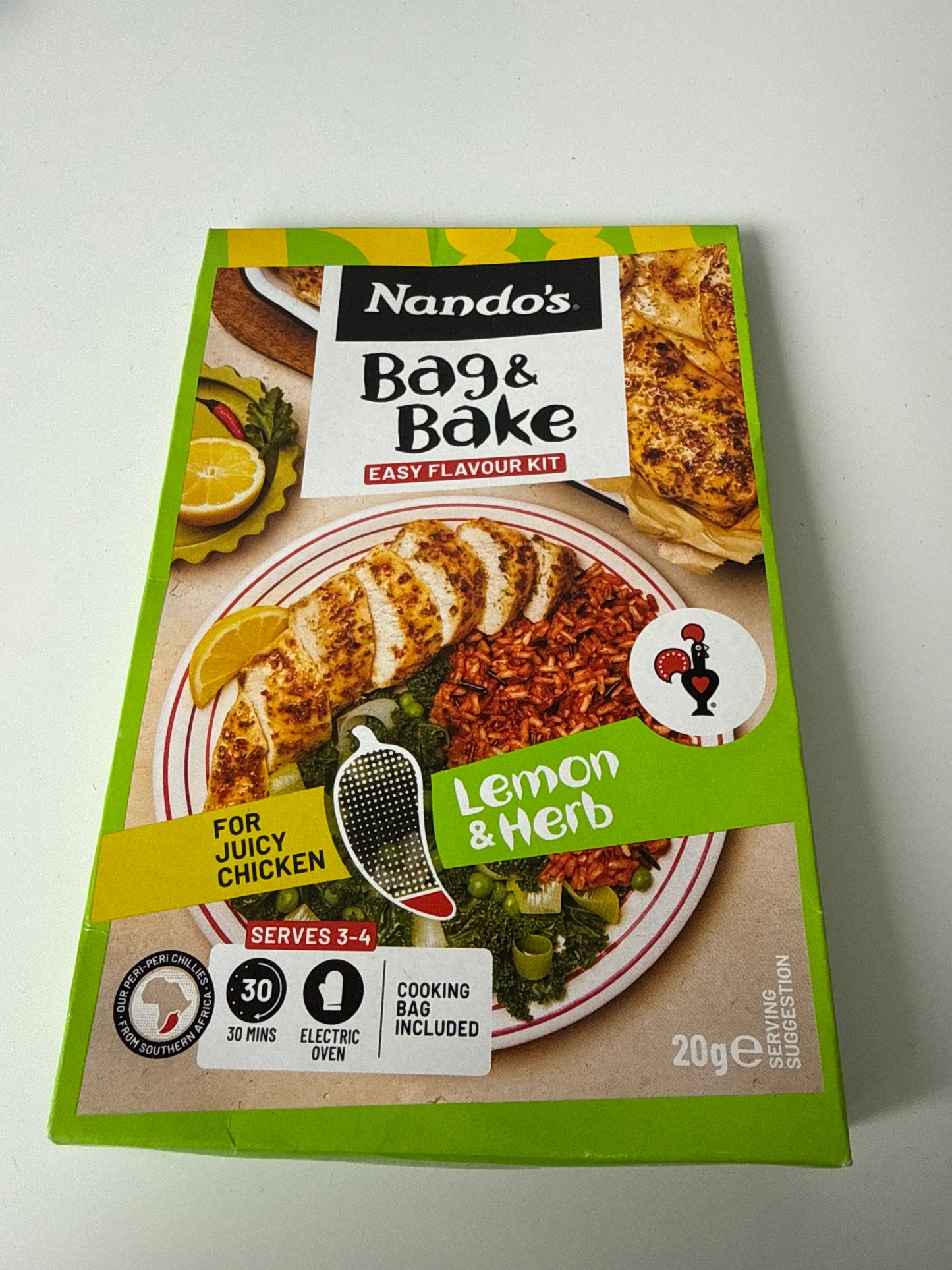 Nandos bag & bake - lemon & herb