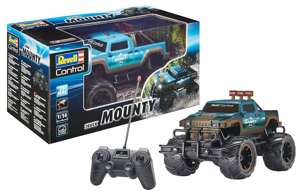 Revell 24472 RC Truck MOUNTY, Multi Colour, 1:16