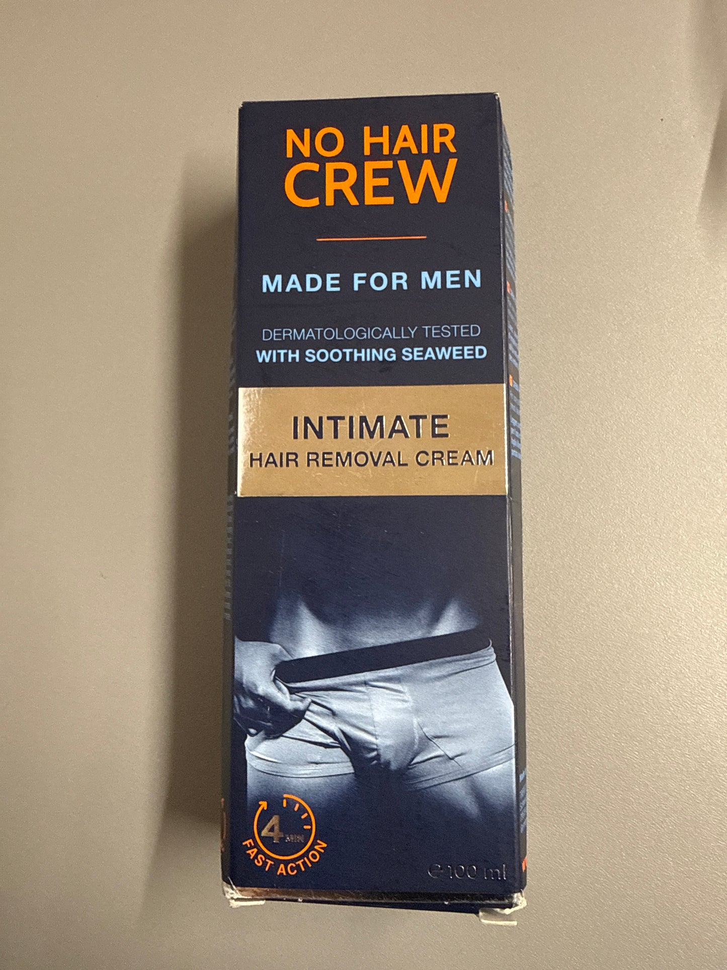 No Hair Crew - Made for men - Intimate hair removal cream