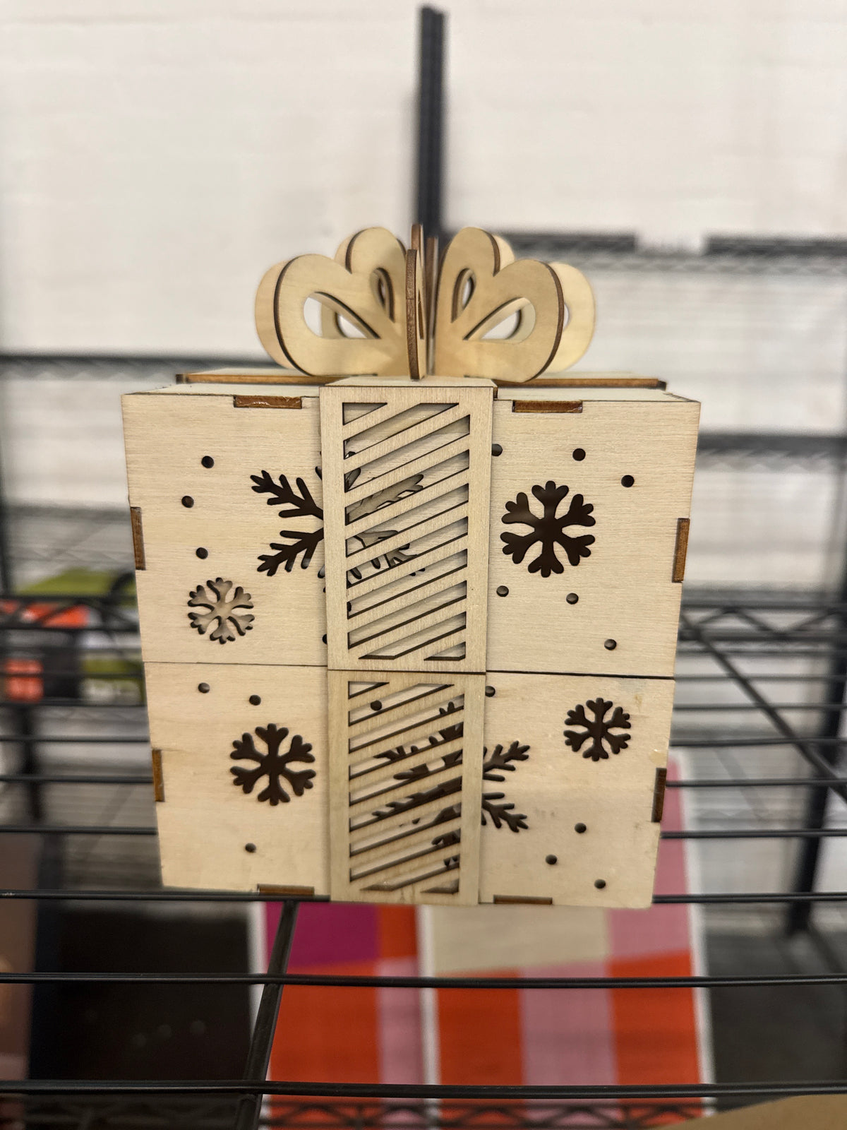 POS - Wooden Christmas Box