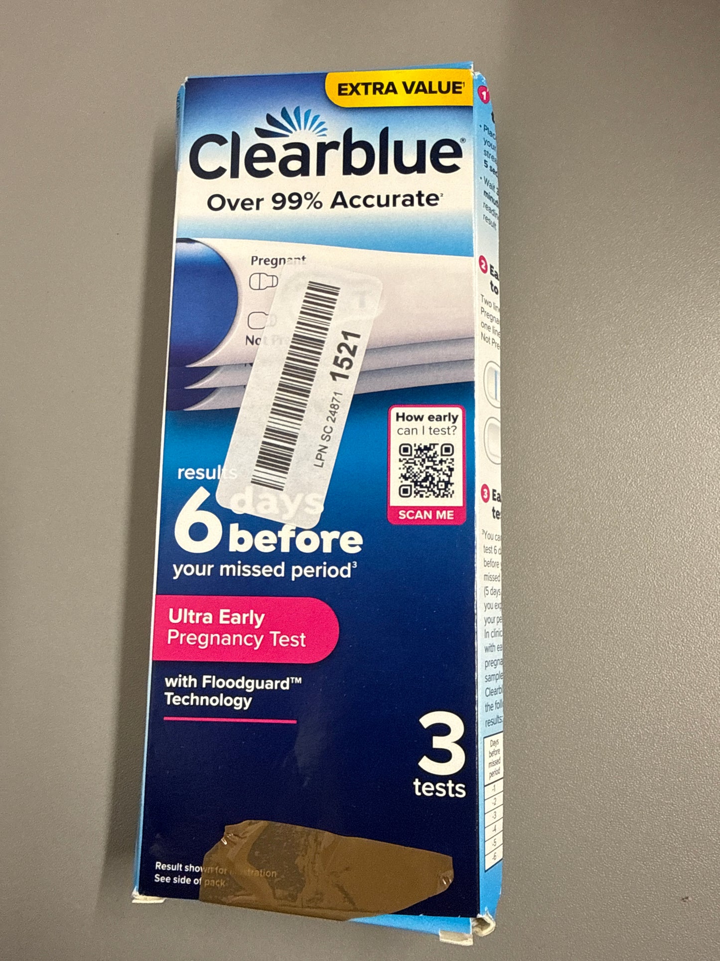 Clearblue Ultra Early Pregnancy Test - Pack of 3
