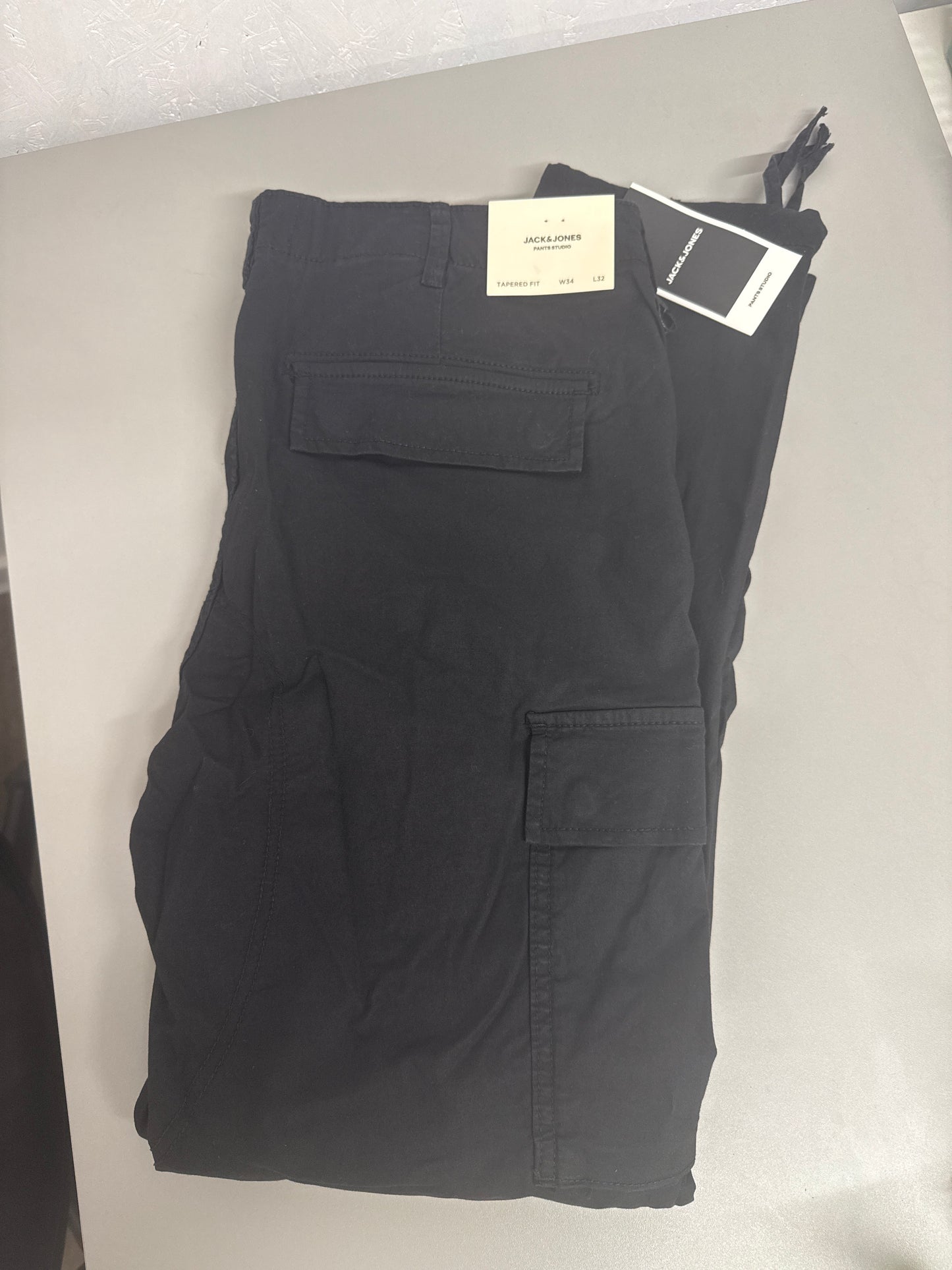 Men’s Jack Jones - Tapered Fit Cargo Style Pants - W34 L32