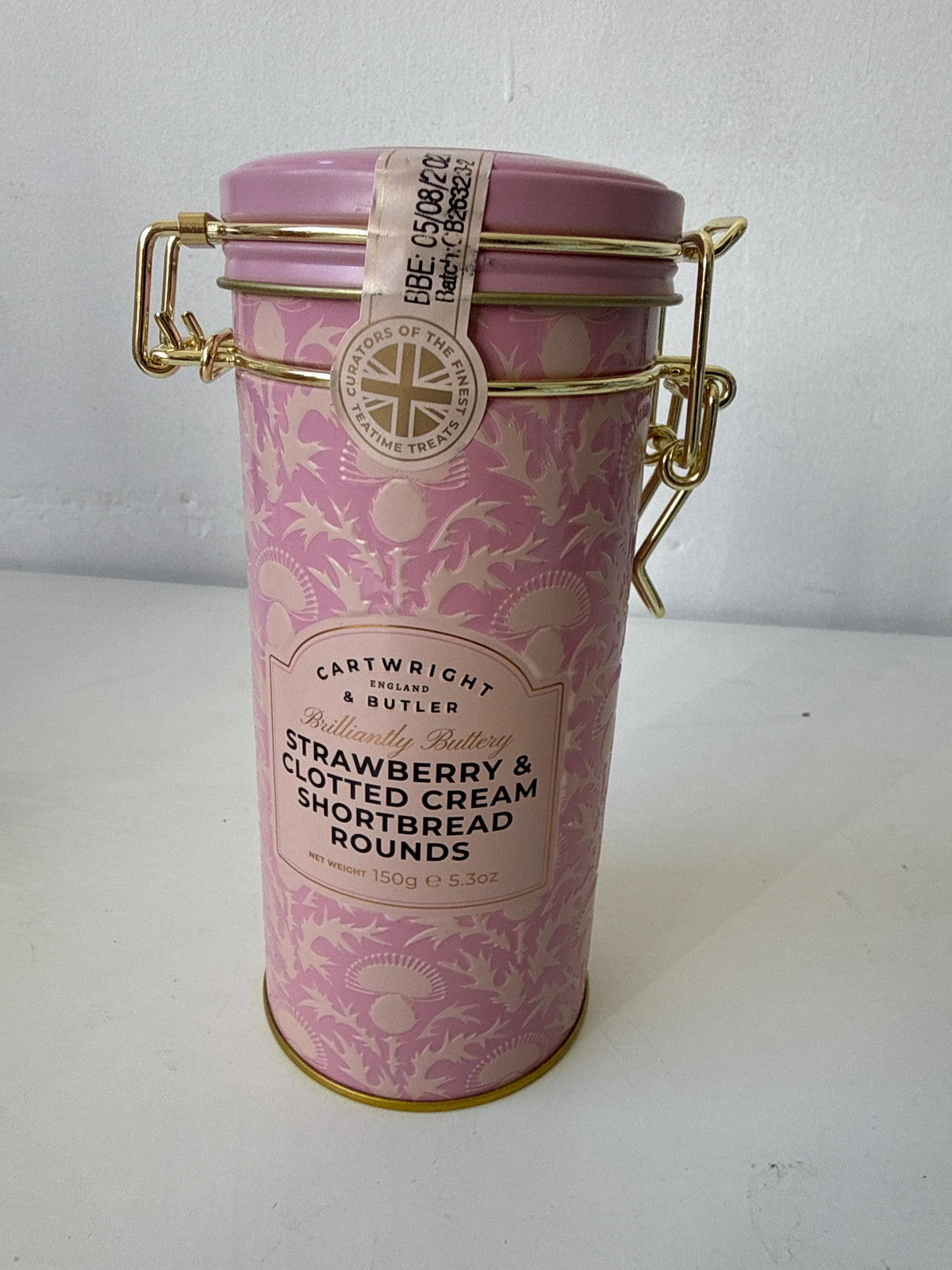 Cartwright & Butler - Strawberry & Clotted Cream Shortbread Rounds