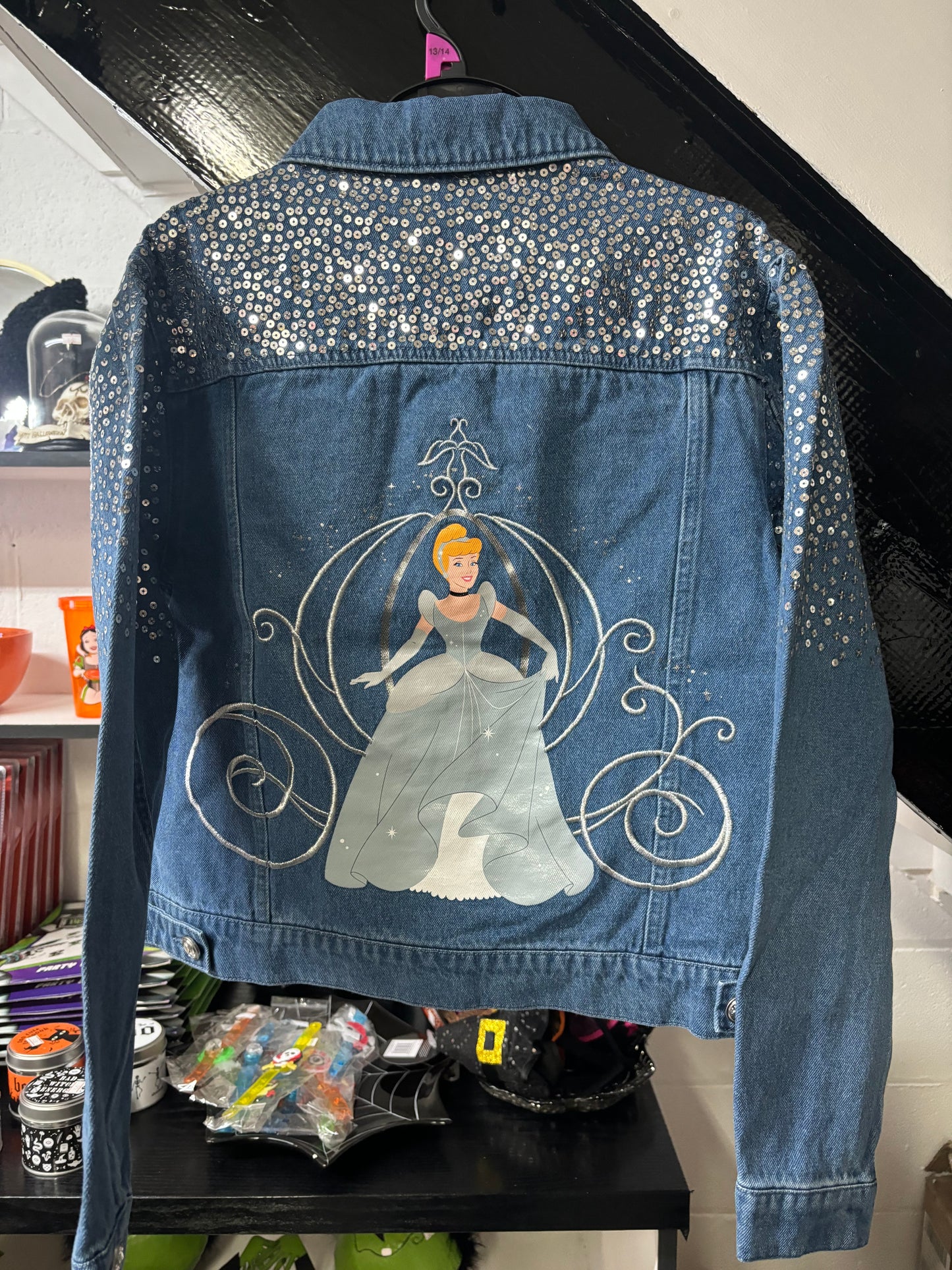 Disney Store Denim Cinderella 75th Jacket - Small