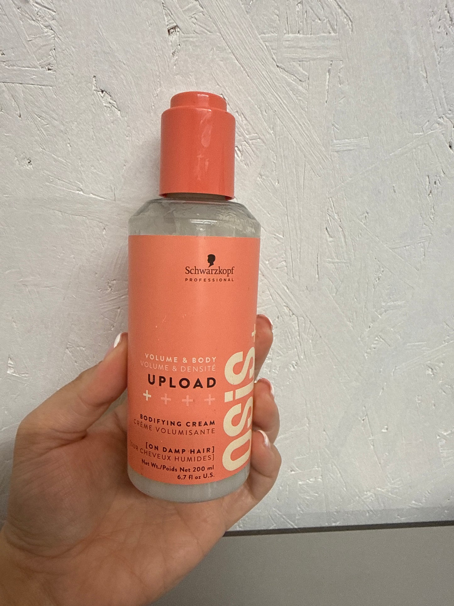 Schwarzkopf Professional OSiS Upload Bodifying Hair Cream - 200ml
