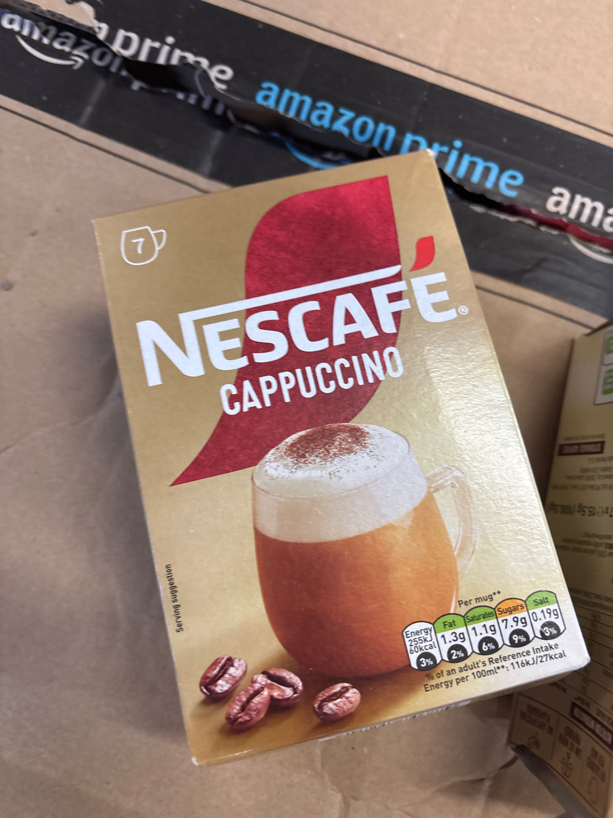 POS Nescafé cappuccino