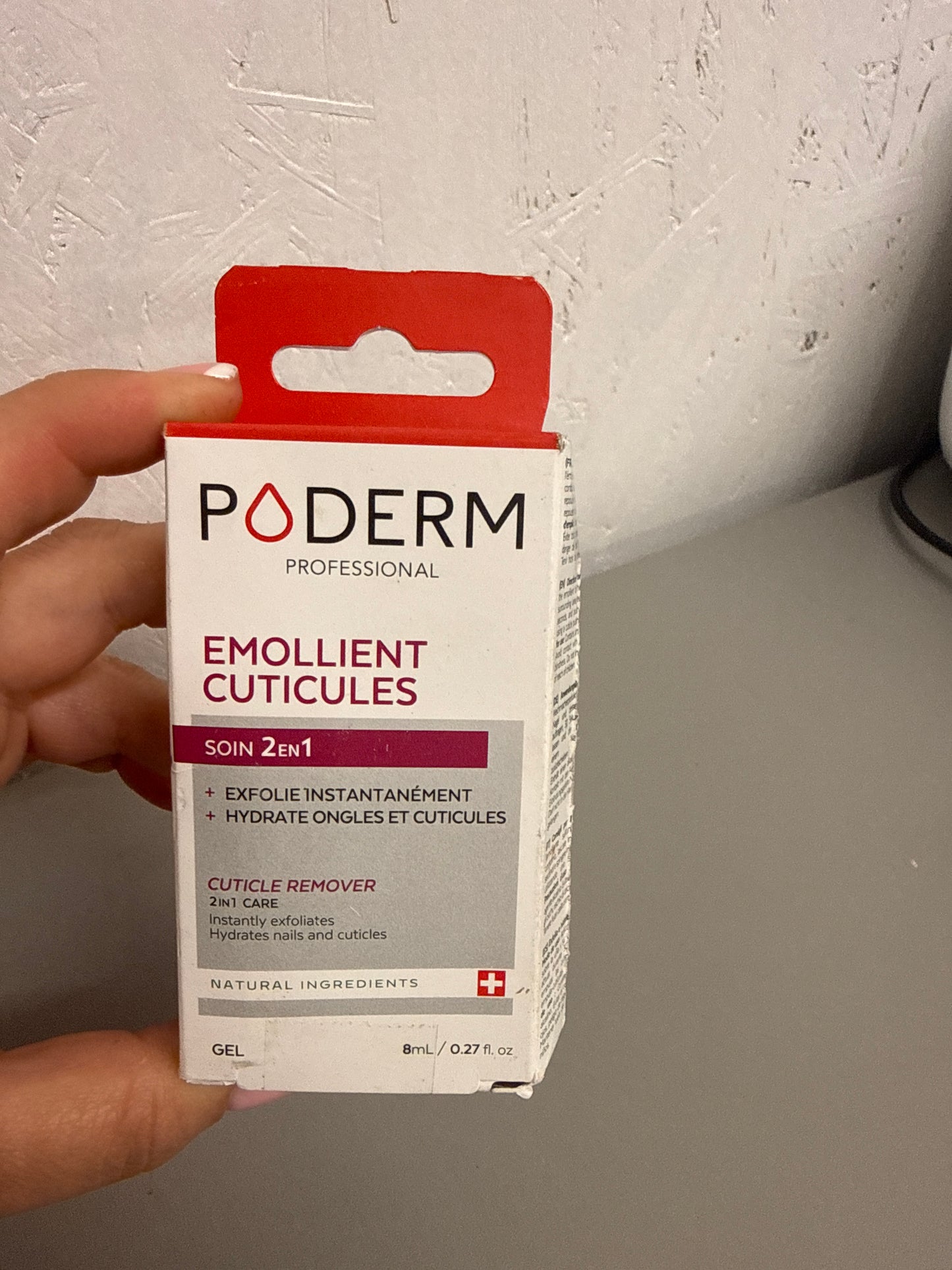 Poderm - Cuticle Remover 2-in-1 Exfoliates and Hydrates Cuticles
