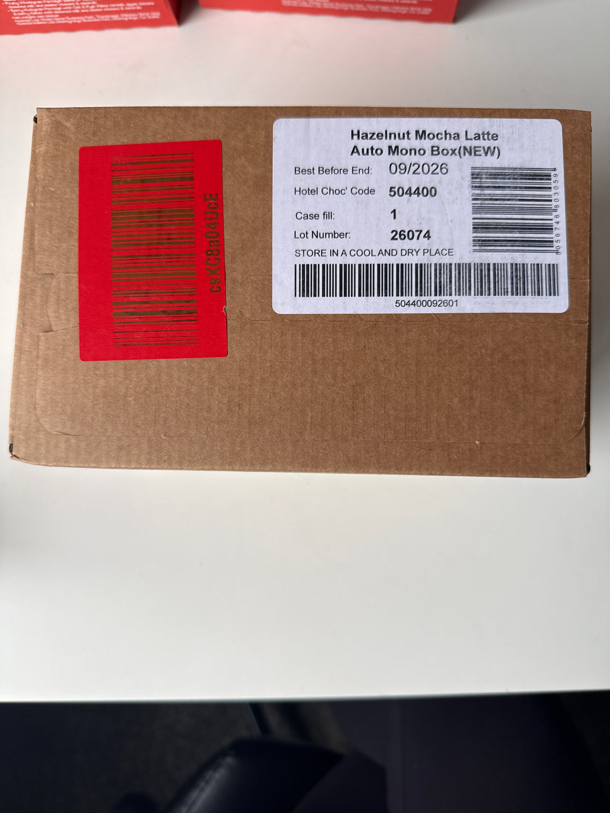 Hotel chocolat hazelnut mocha latte
