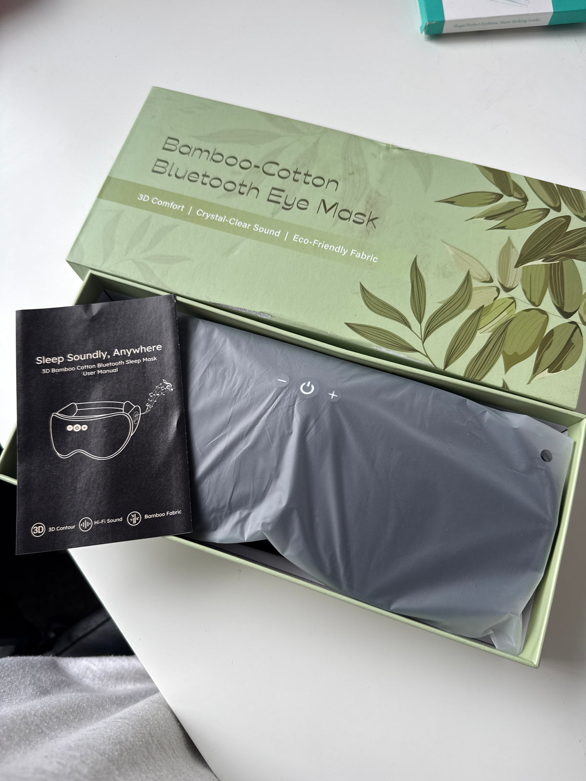 Bamboo-Cotton Bluetooth Eye Mask