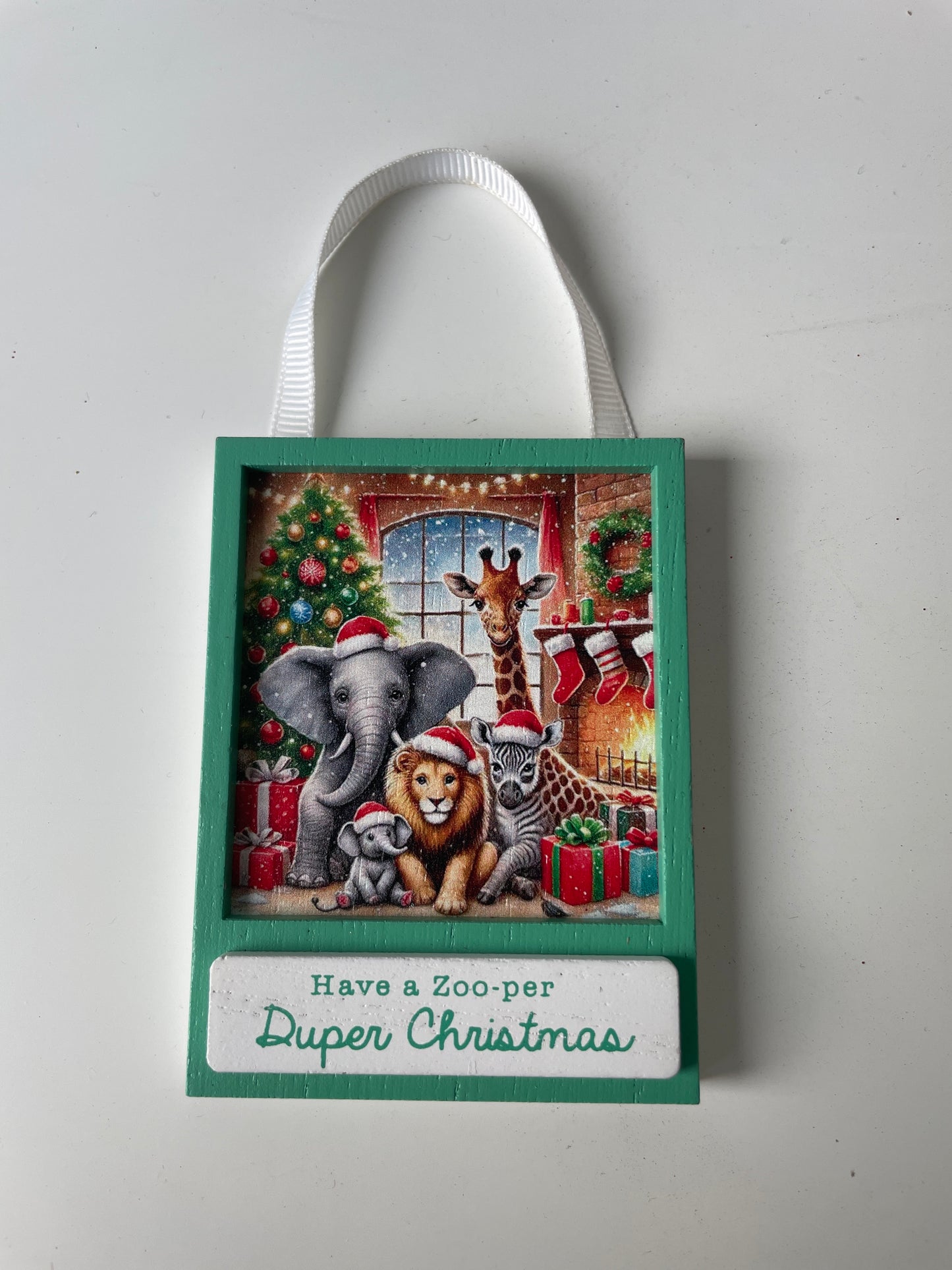 John Lewis Christmas zoo hanging bauble