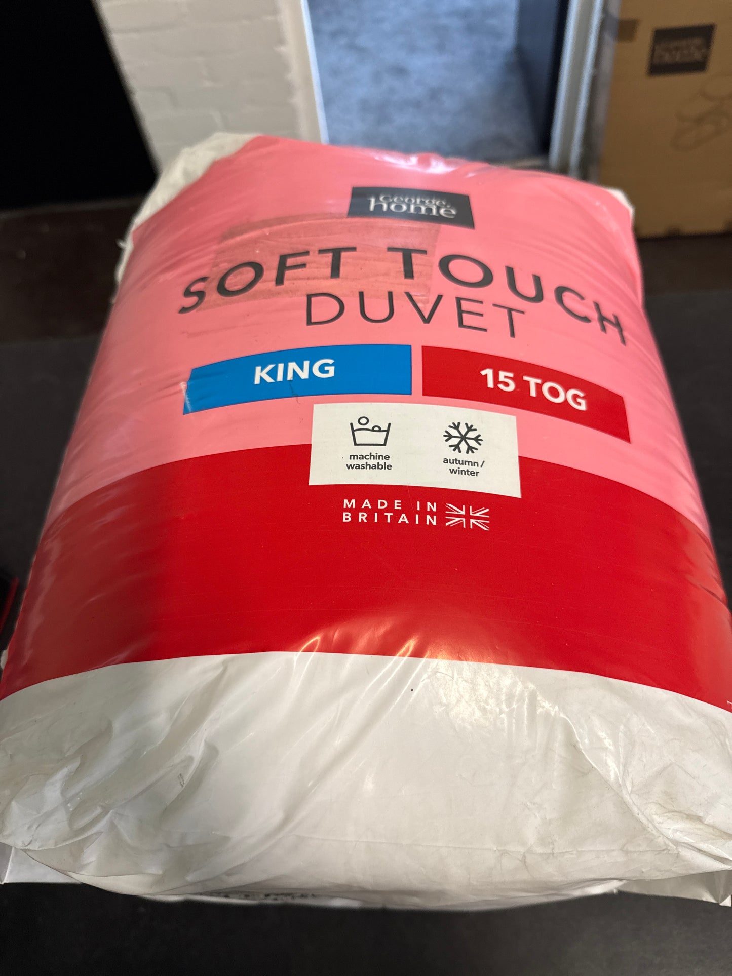 Soft touch duvet - king 15tog